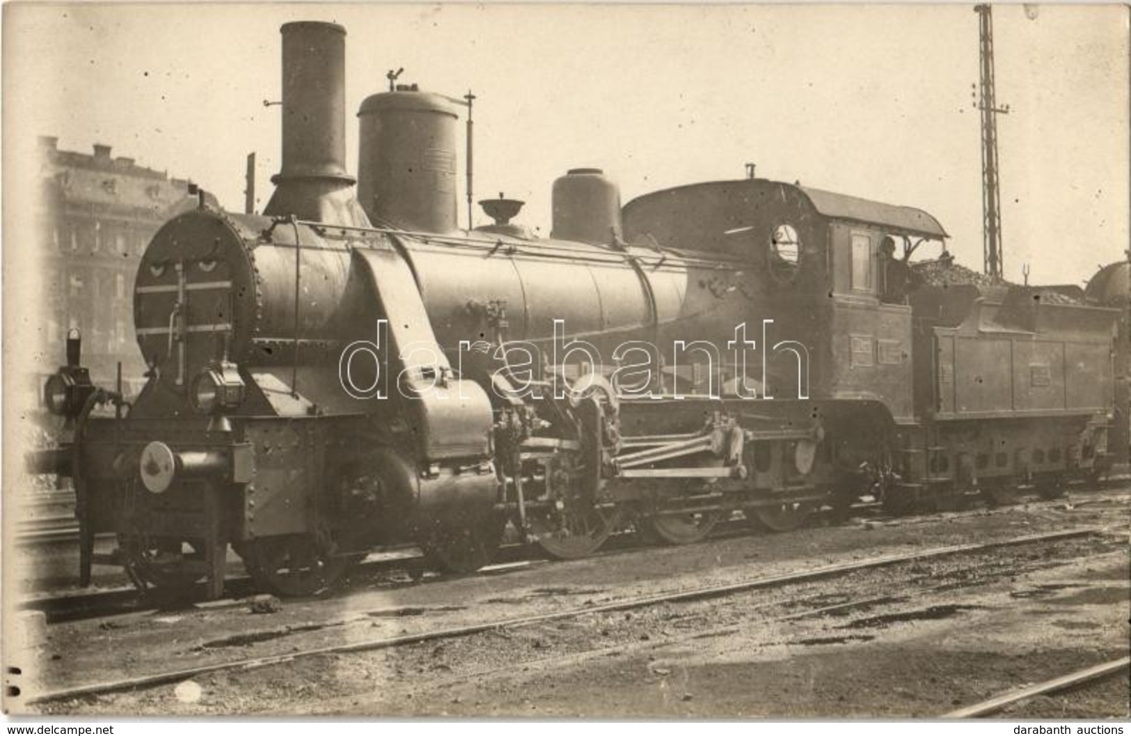 ** T1 MÁV 320. Sorozatú Gőzmozdonya / Hungarian State Railways Locomotive. Photo - Non Classés