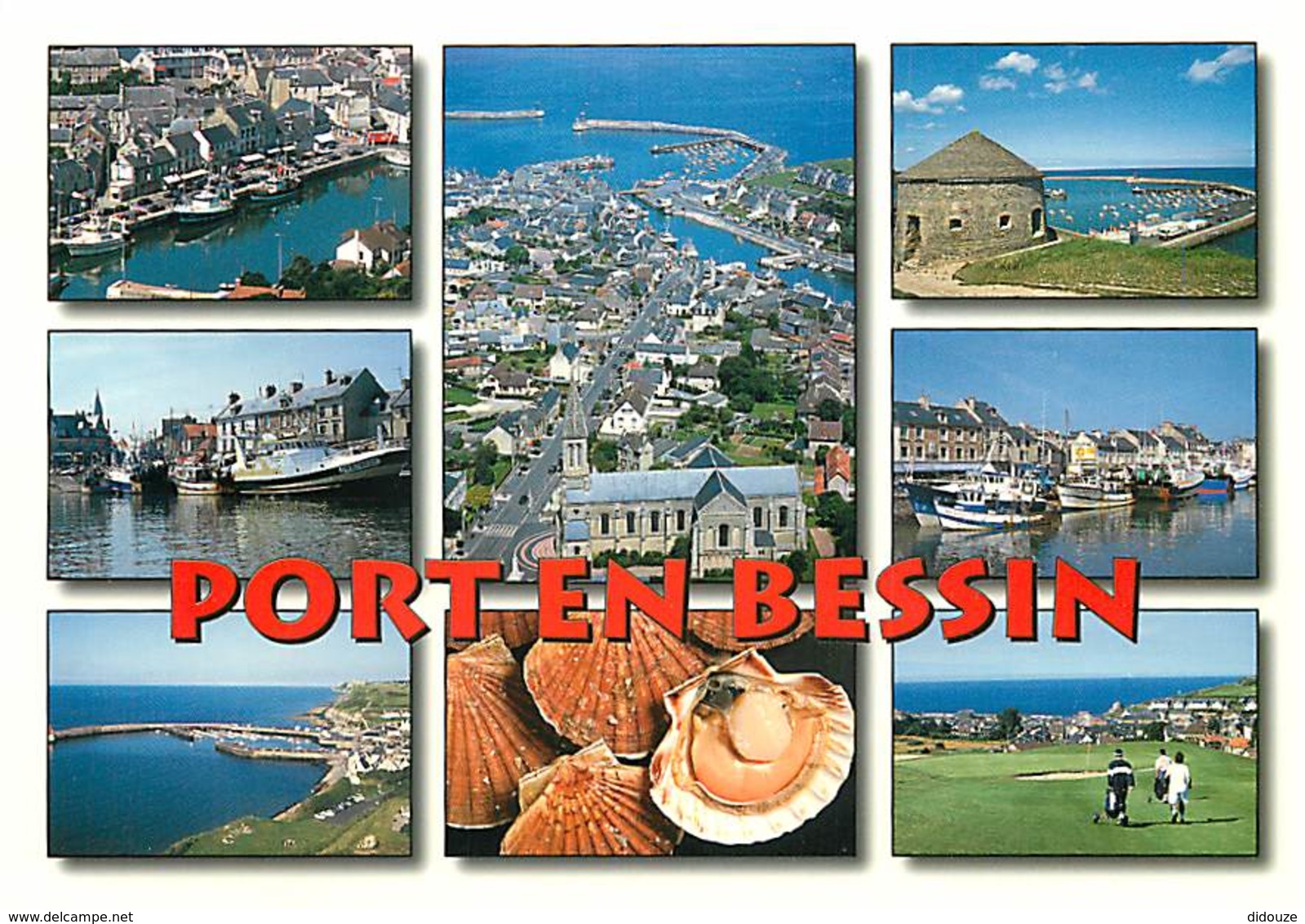 14 - Port En Bessin - Multivues - Coquilles Saint Jacques - Carte Neuve - Voir Scans Recto-Verso - Port-en-Bessin-Huppain