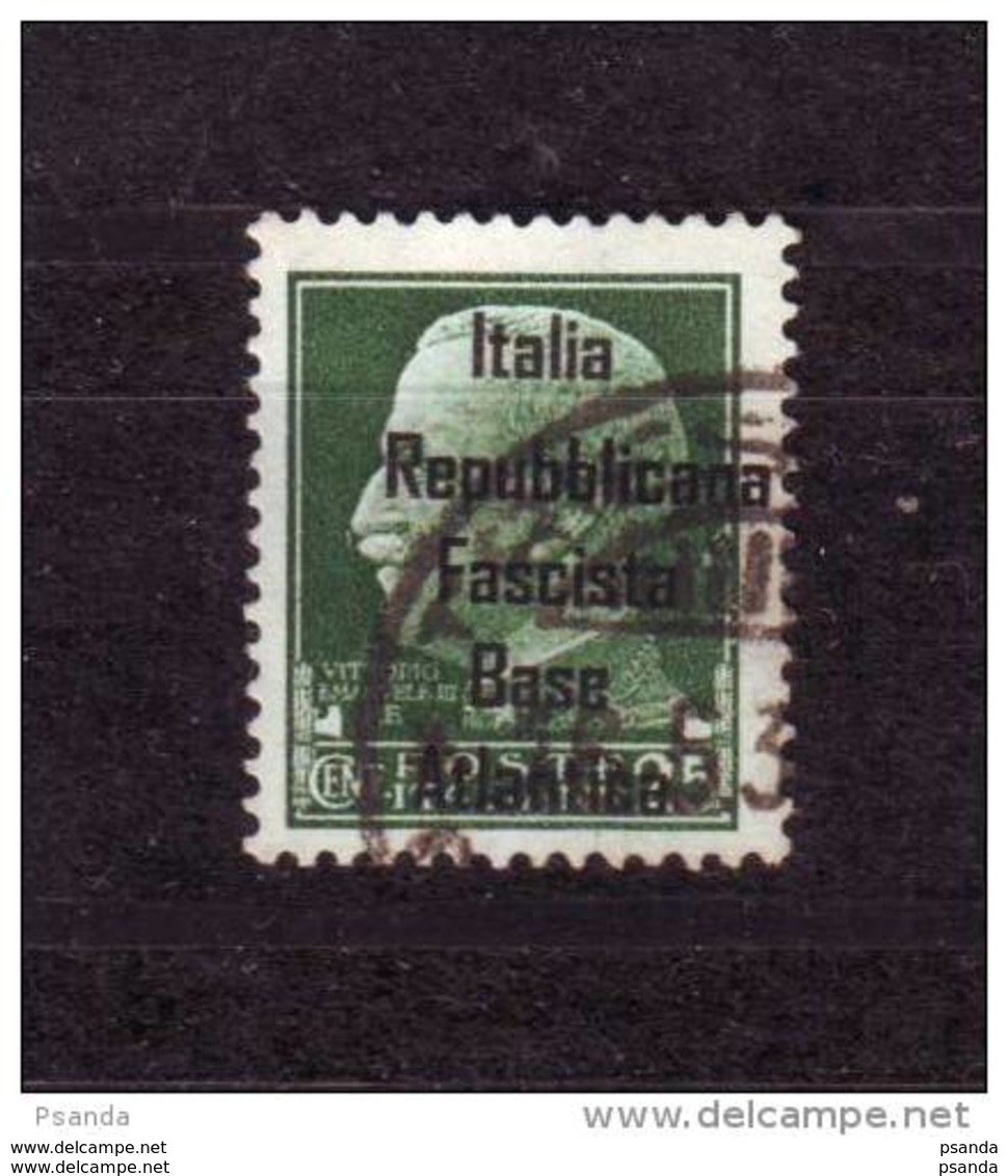 ITALY WW IIOCCUPATION 1944 FRANCE BASE  ATLANTICA  25c - Africa Oriental