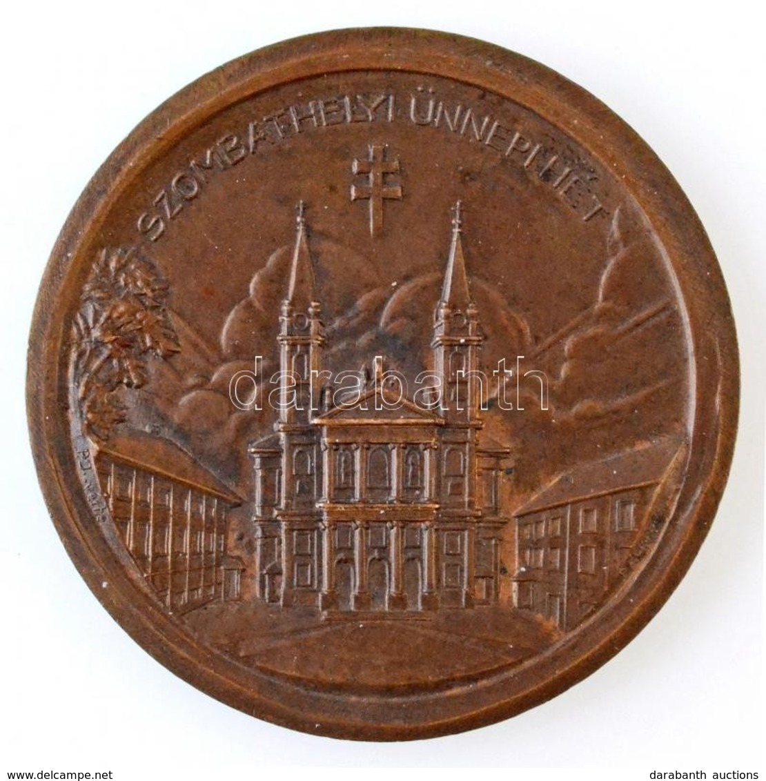 1934. "Szombathelyi Ünnepi Hét 1934. IX. 1-10." Br Emlékérem "HAWEL BP" Gyártói Jelzéssel (51mm) T:1- - Ohne Zuordnung