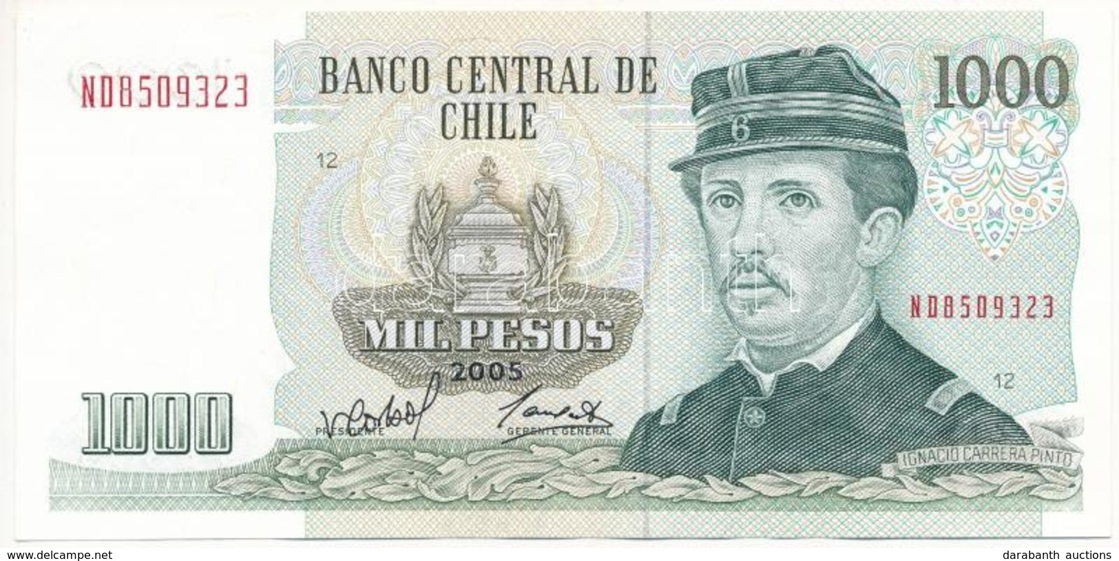 Chile 2005. 1000P T:I- Chile 2005. 1000 Pesos C:AU - Non Classés