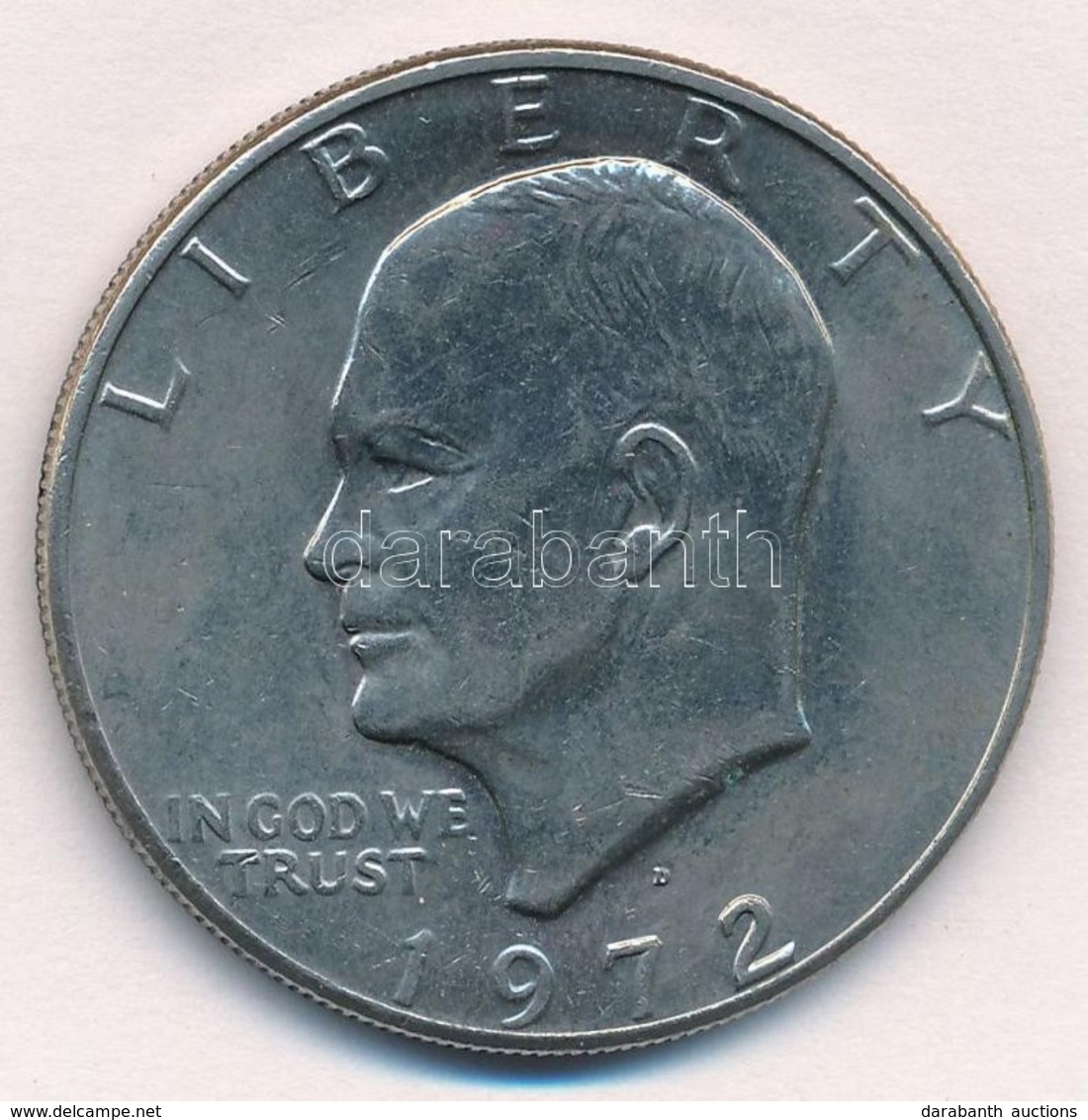 Amerikai Egyesült Államok 1972D 1$ Cu-Ni "Eisenhower" T:2 USA 1972D 1 Dollar Cu-Ni "Eisenhower" C:XF Krause KM#203a - Non Classés