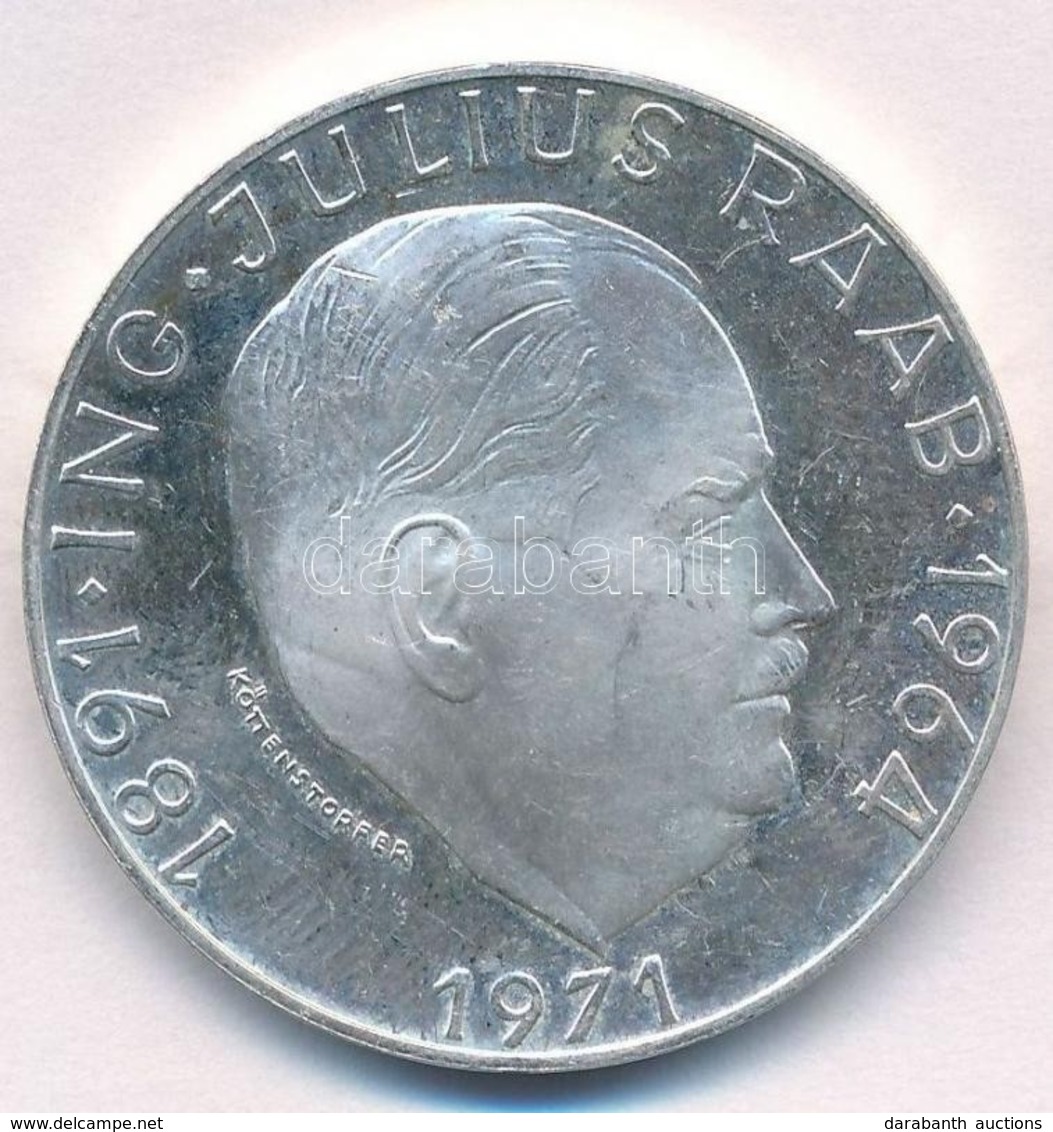 Ausztria 1971. 50Sch Ag "Julius Raab" T:PP Fo. Austria 1971. 50 Schilling Ag "Julius Raab" C:PP  Krause KM#2911 - Non Classés