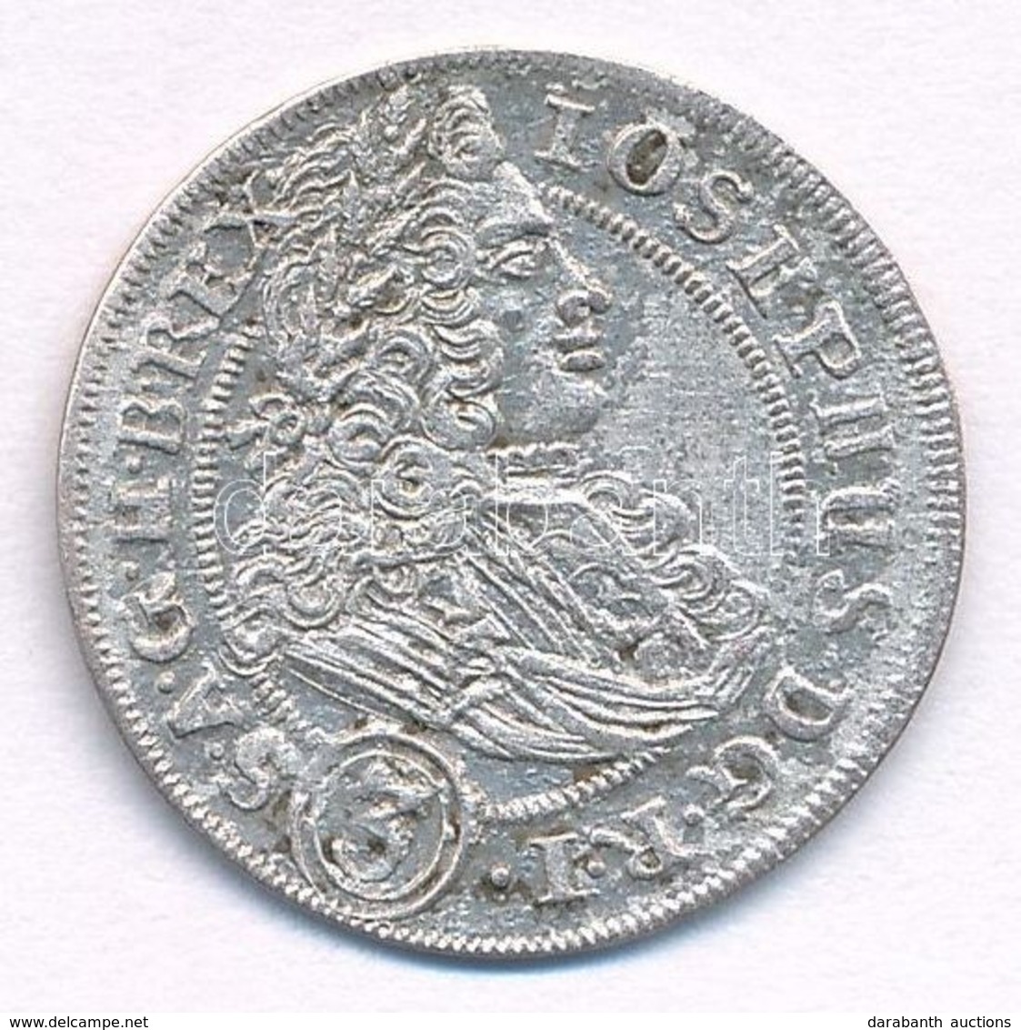 Német Államok / Szilézia 1706FN 3kr Ag "I. József" Boroszló (1,57g) T:2,2-   German States / Silesia 1706FN 3 Kreuzer Ag - Non Classés