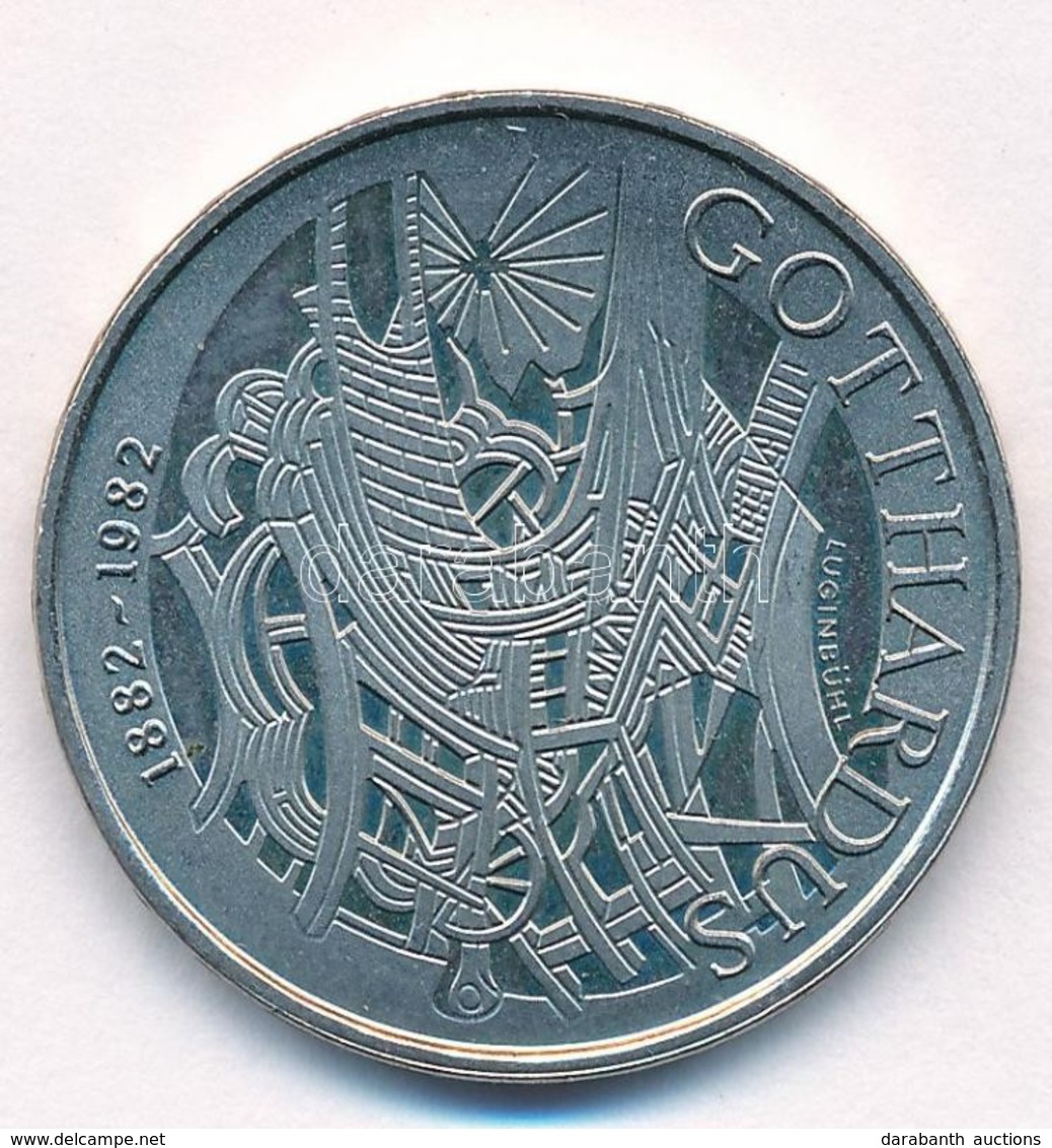 Svájc 1982. 5Fr Cu-Ni "Gotthárd Vasútvonal 100. évfordulója" T:1- Switzerland 1982. 5 Francs Cu-Ni "100th Anniversary -  - Non Classés