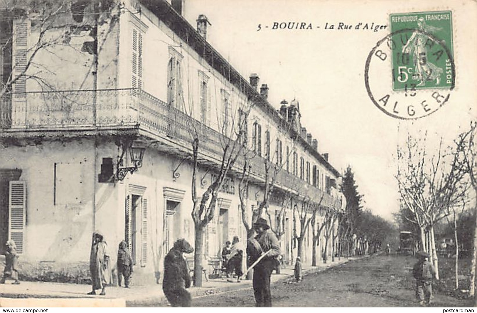 BOUIRA Rue D'Alger - Andere & Zonder Classificatie