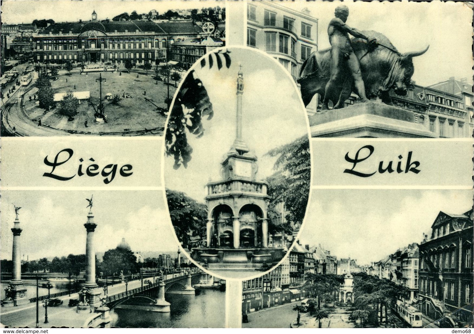 Liège Luik Belgique Belgie   LUIK  Multivues  Date Illisible - Lüttich