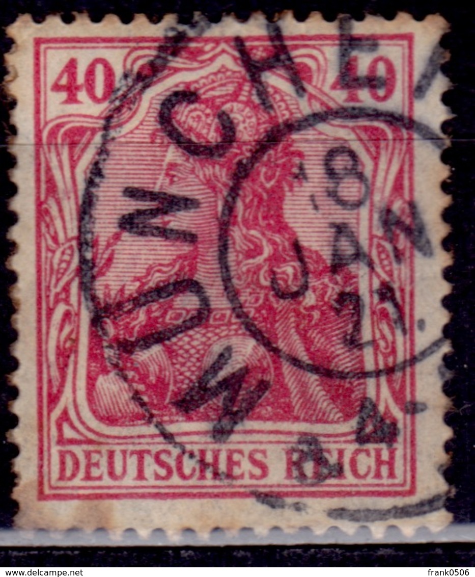 Germany 1920, Germania, 40pf, Sc#124, Used - Used Stamps