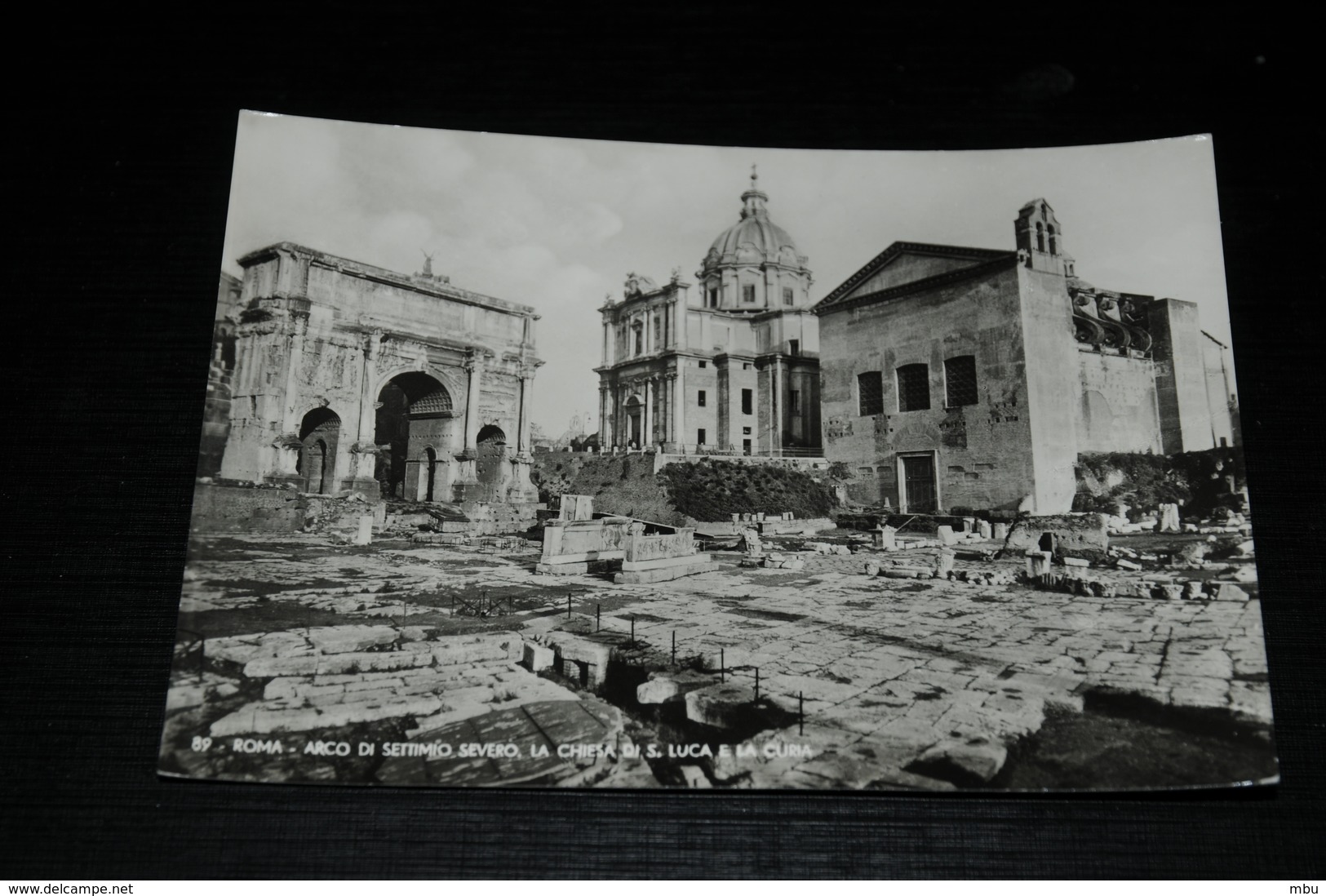 10364         ROMA, ARCO DI SETTIMIO SEVERO, LA CHIESA DI S. LUCA ET LA CURIA - Autres & Non Classés