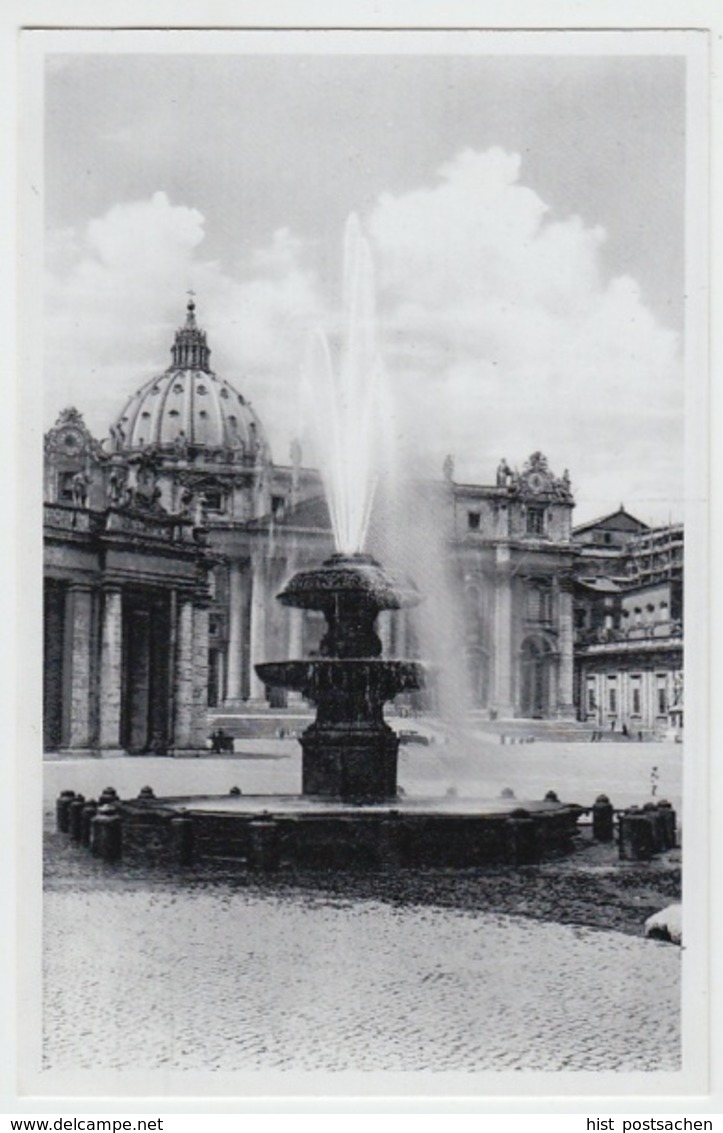 (18205) Foto AK Vatikan, Petersplatz, Petersdom 1938 - Vatikanstadt