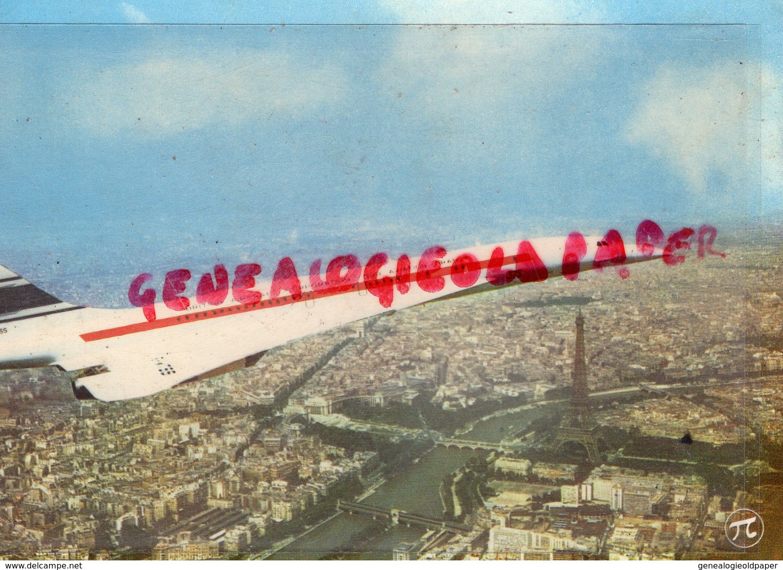 AVIATION - DANS LE CIEL DE PARIS- AVION SUPER SONIQUE - CONCORDE - Piloten