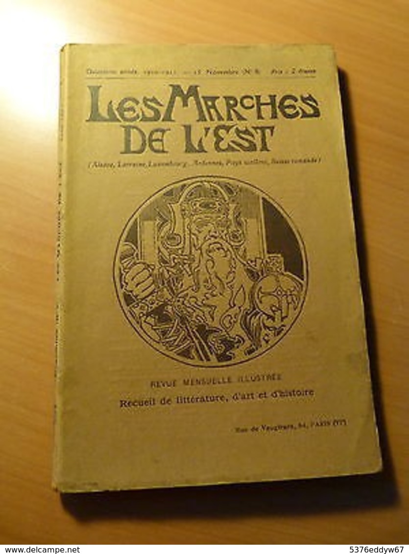 Les Marches De L'Est-Alsace-Moselle-Bergues-Mémoires Du Général De Pully... - 1901-1940