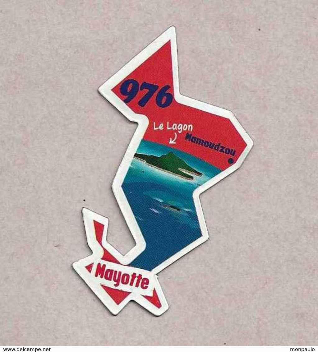 Magnets. Magnets "Le Gaulois" Départements Français. Mayotte (976) (le Lagon0) - Autres & Non Classés