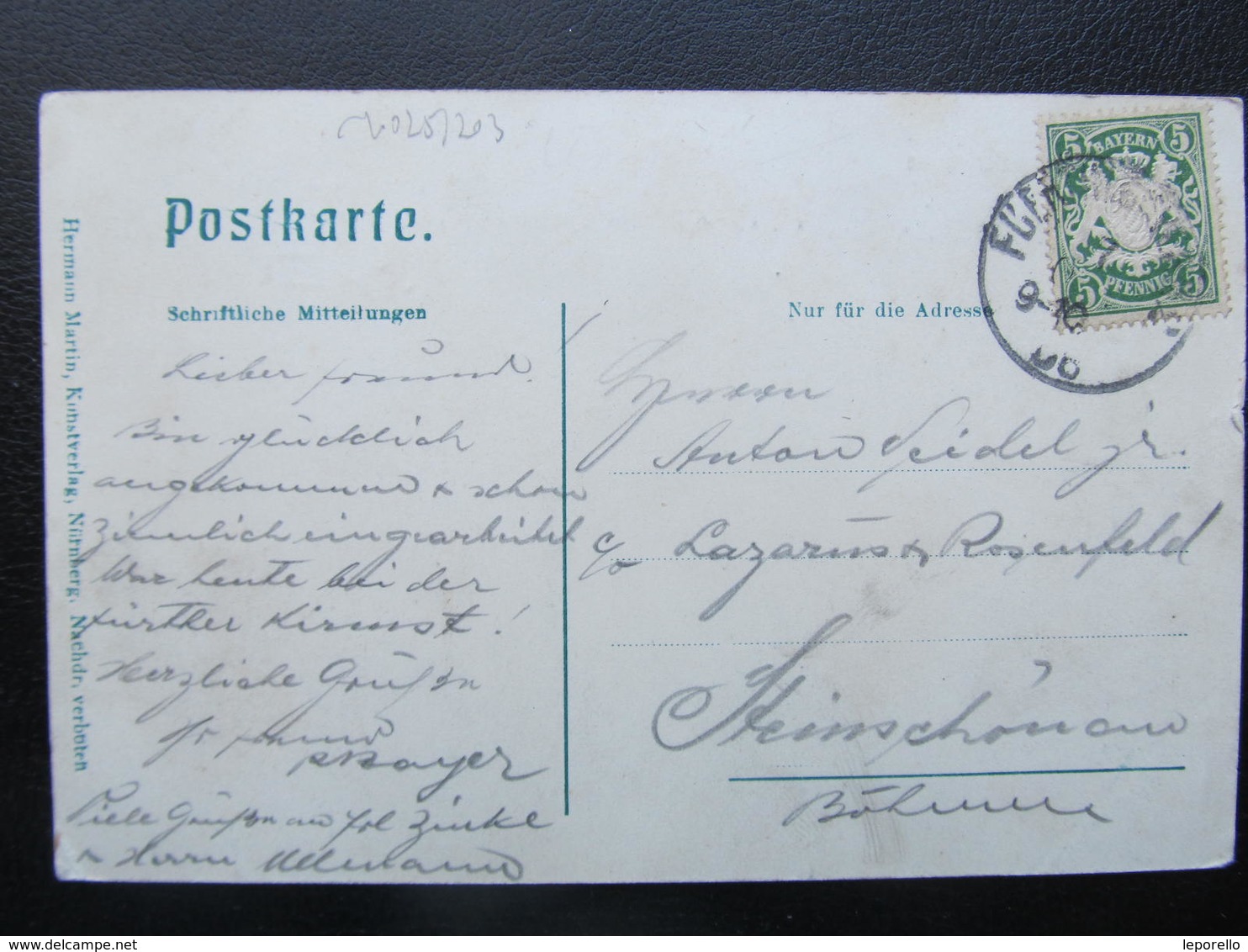 AK FÜRTH Königswarterstrasse 1906 //  D*43384 - Fuerth
