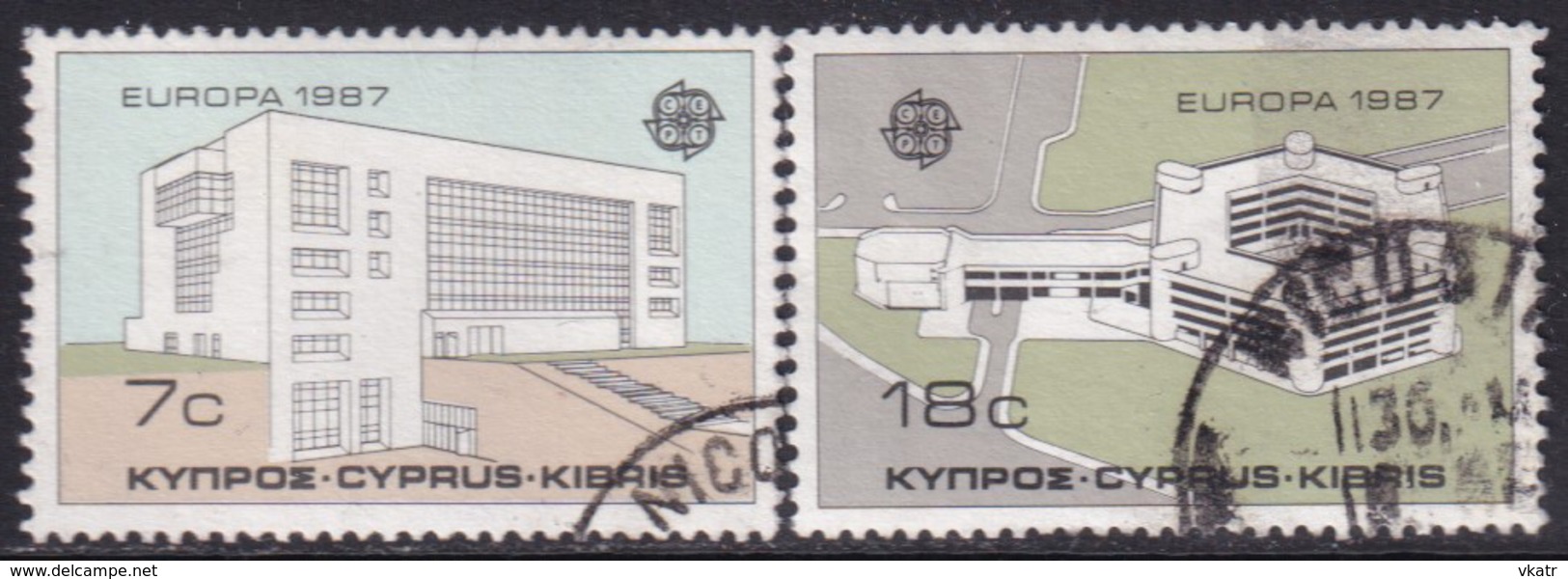 Cyprus 1987 SG #704-05 Compl.set Used Europa - Used Stamps