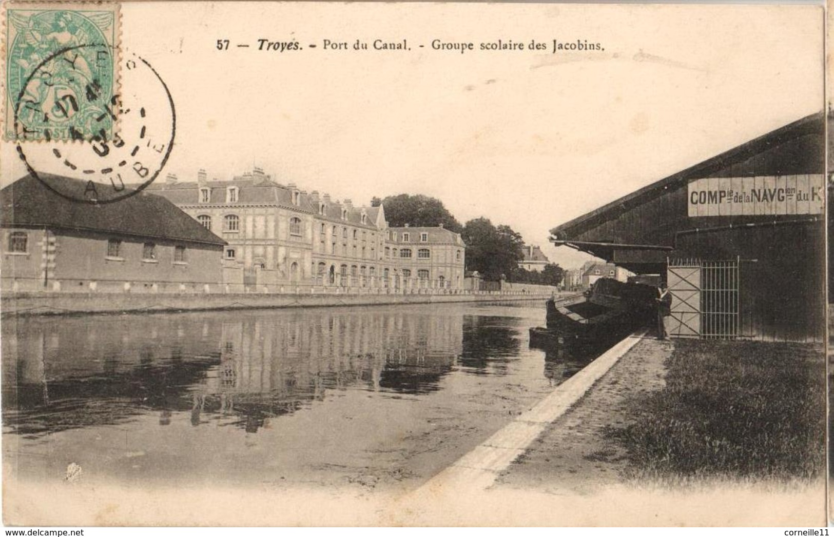 10 - TROYES - PORT DU CANAL - GROUPE SCOLAIRE DES JACOBINS - Troyes