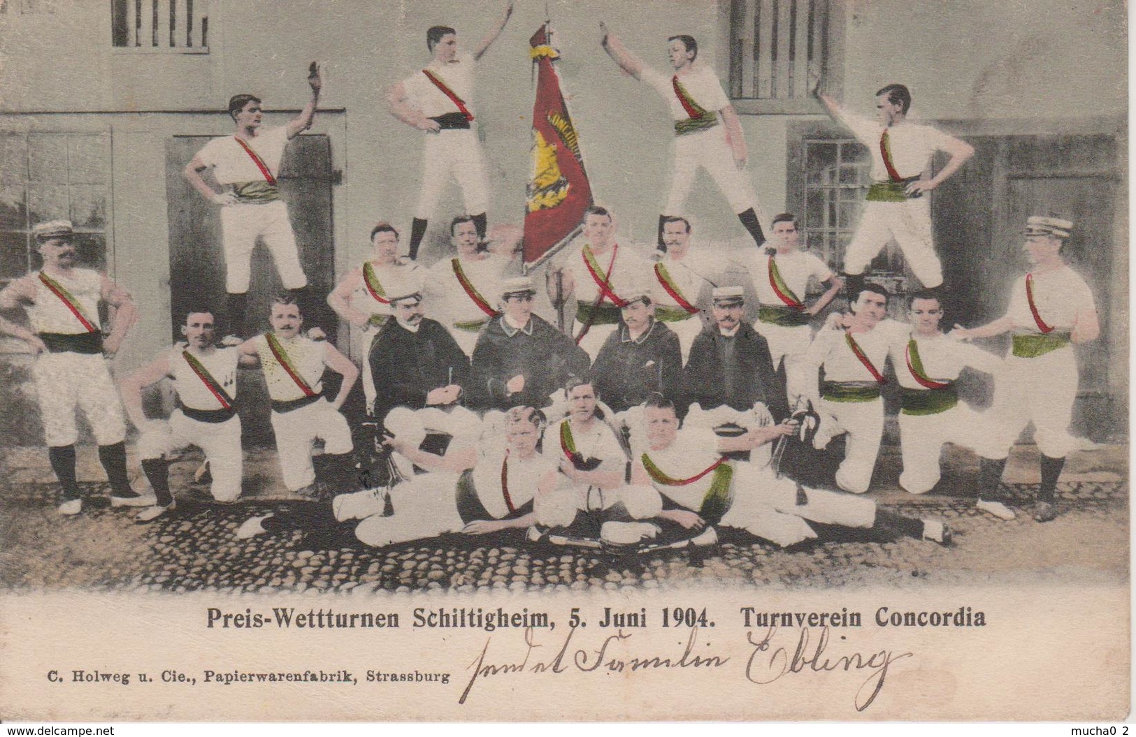 67 - SCHILTIGHEIM - TURNVEREIN CONCORDIA LE 05.06.1904 - Schiltigheim