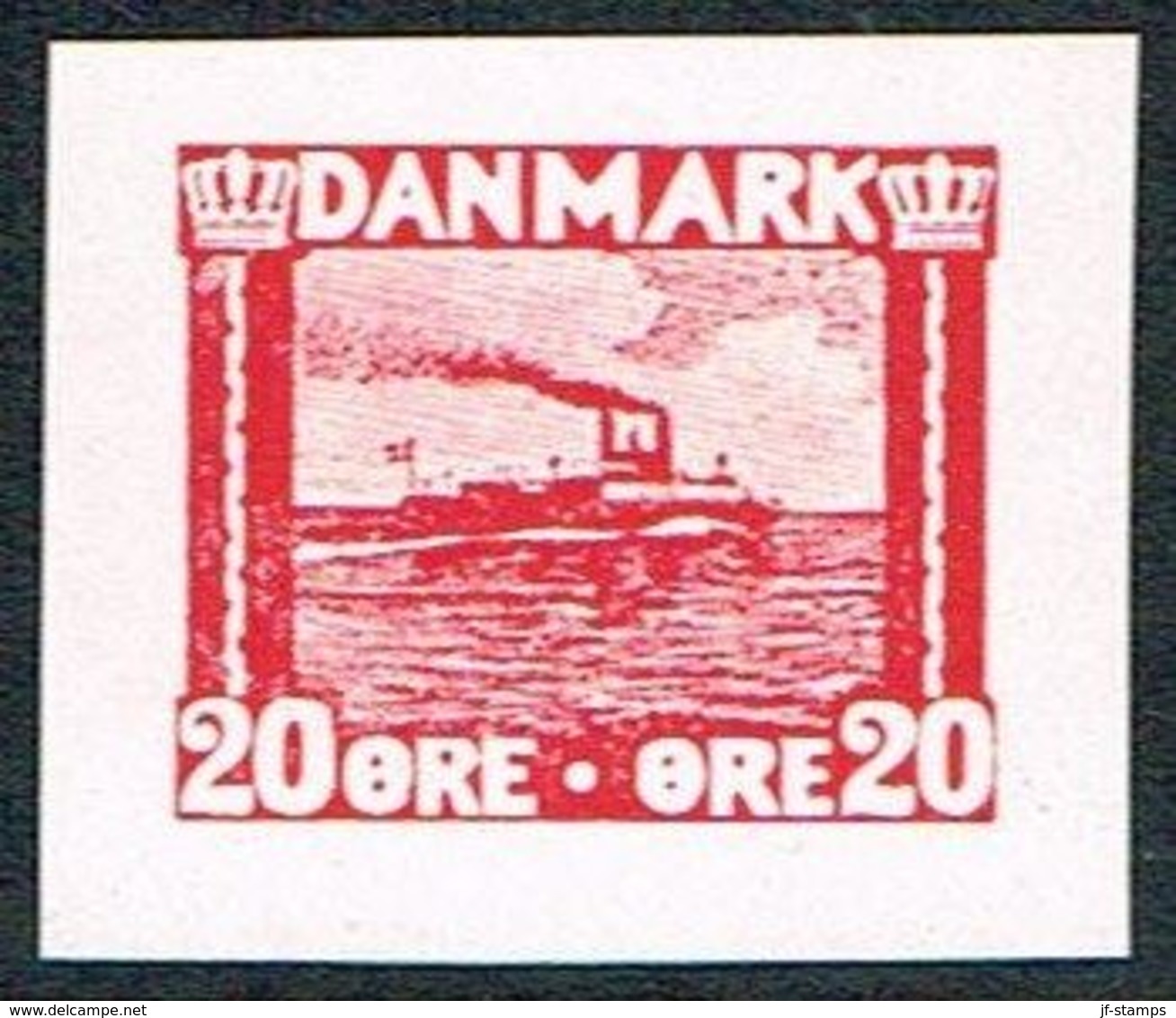 1930. Essay. Ferry. 20 øre. () - JF166976 - Prove E Ristampe