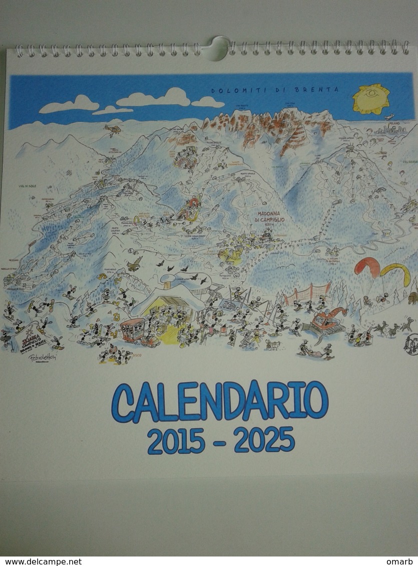 Alt895 Formiche Vettori Dolomiti Brenta Madonna Di Campiglio Skiarea Calendario Calendar Cartoon - Formato Grande : 2001-...