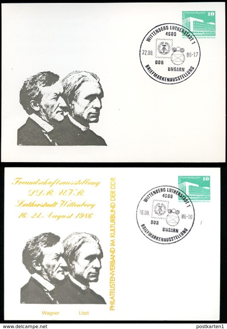 DDR PP18 D2/036 Privat-Postkarte FARBAUSFALL OCKER Wittenberg Sost. 1986 - Privatpostkarten - Gebraucht