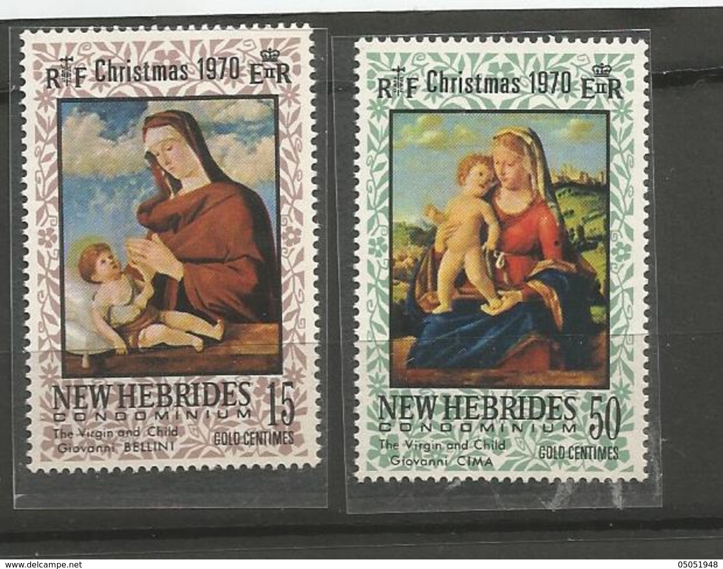 302/303  NOEL 1970  (clyveroug5) - Unused Stamps