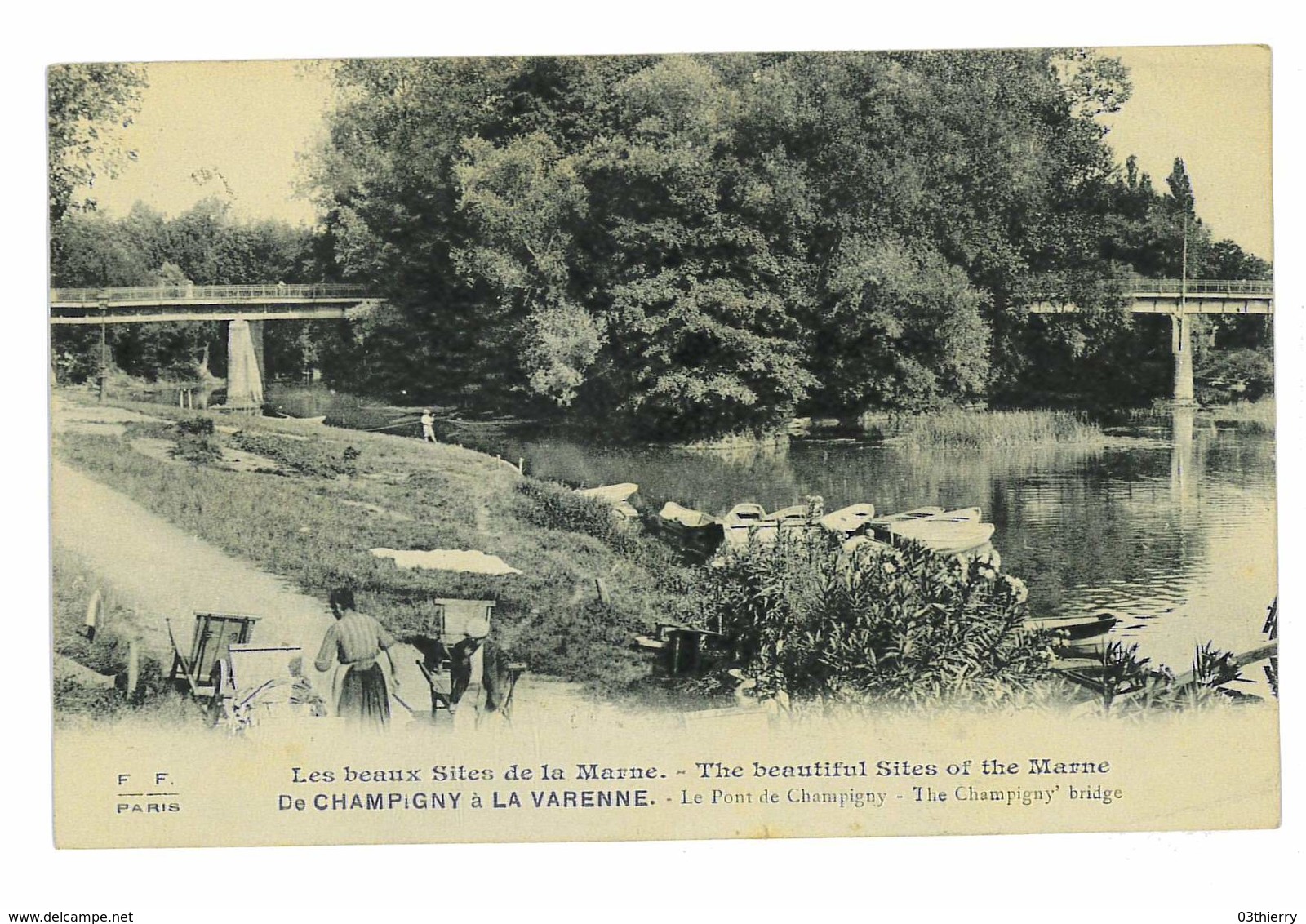 CPA 51 CHAMPIGNY LE PONT - Champigny