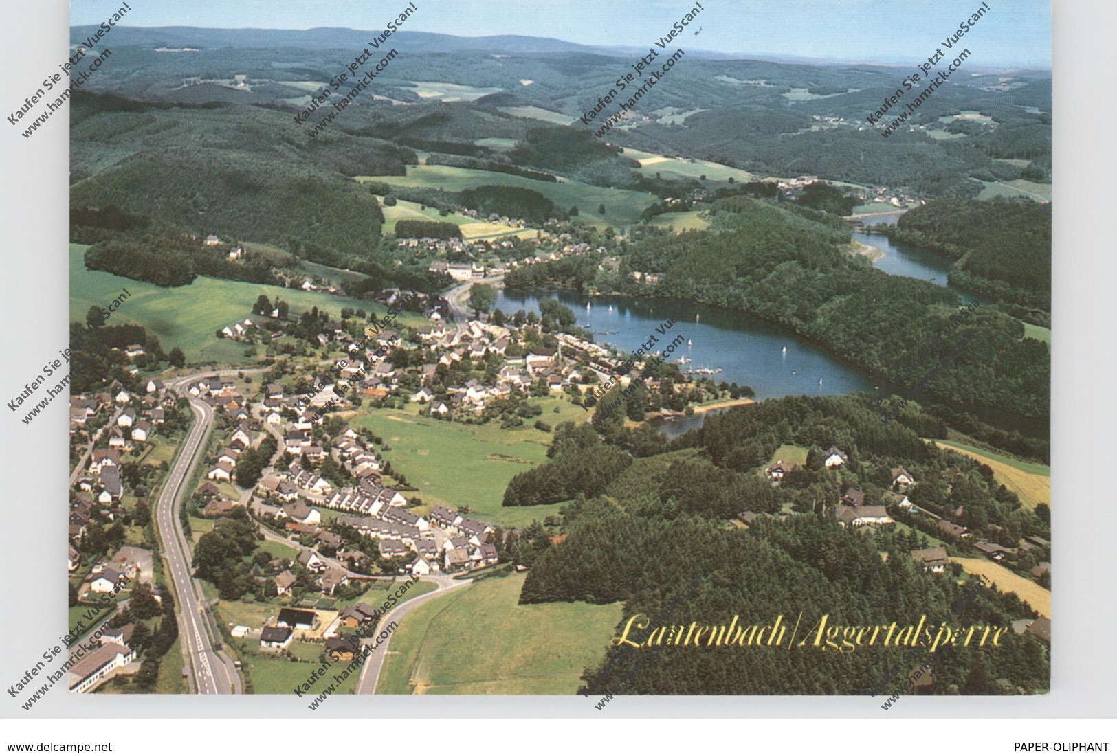 5270 GUMMERSBACH - LANTENBACH, Luftaufnahme - Gummersbach