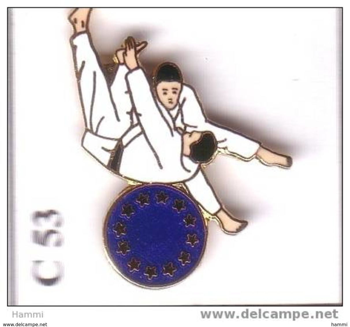 C146 Pin's Judo EUROPE Qualité Egf  Achat Immédiat - Judo