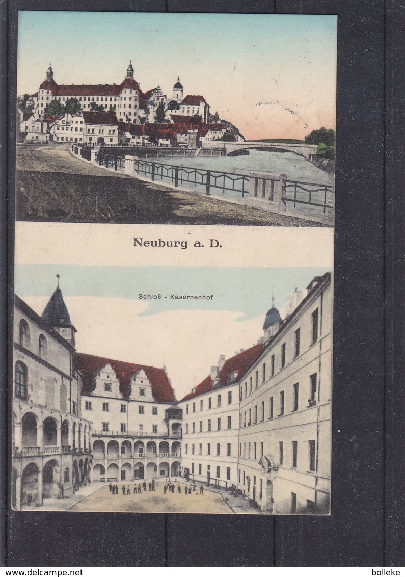 Allemagne - Empire - Carte Postale De 1915 - Oblit Neuburg - Feldpost - Vue De Neuburg - Lettres & Documents