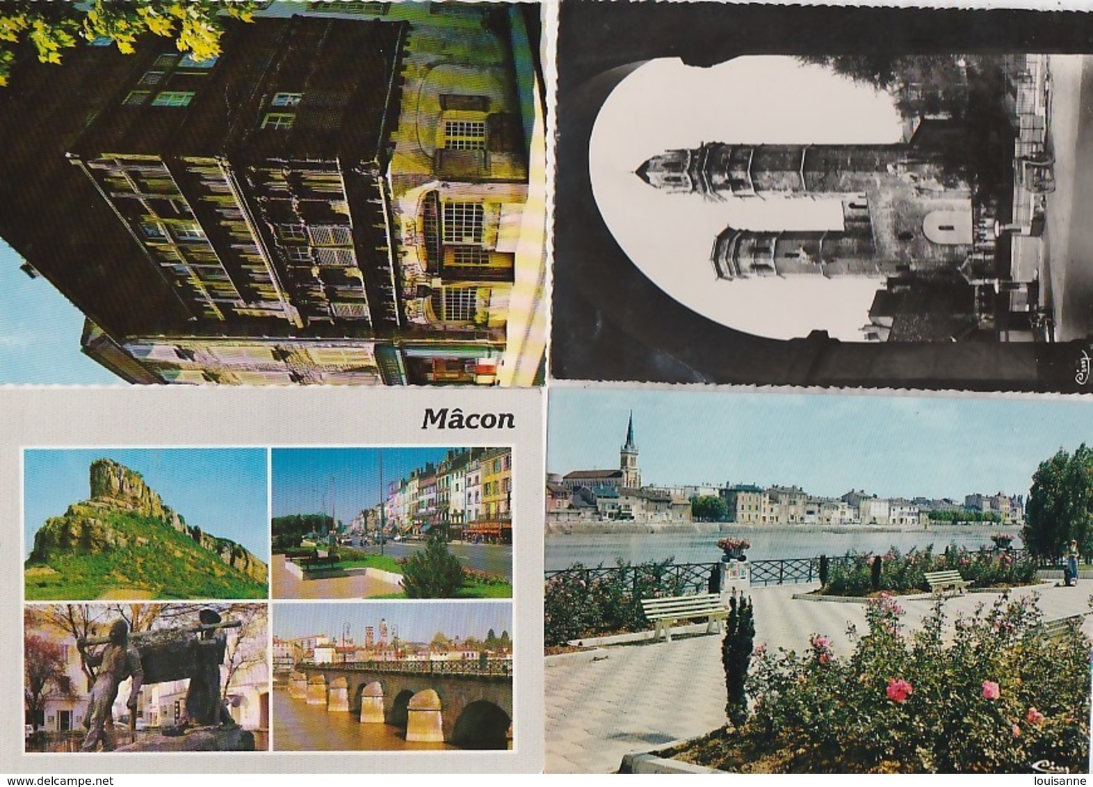 20 / 3 / 405. -  MACON  ( 71 )    4   C P M  DIVERSES - 5 - 99 Cartes