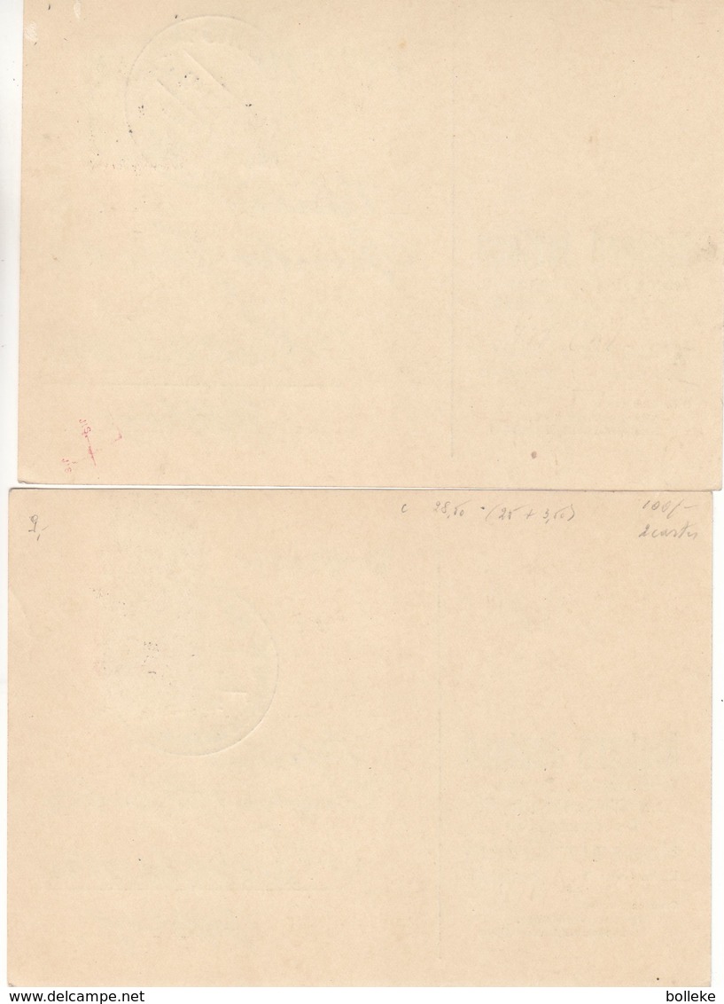 Allemagne - Empire - 2 Cartes Postales De 1936 - Oblit Hamburg - Exp Vers Neusalz - Valeur 28,5 €  ( 25,+ 3,50 ) - Lettres & Documents