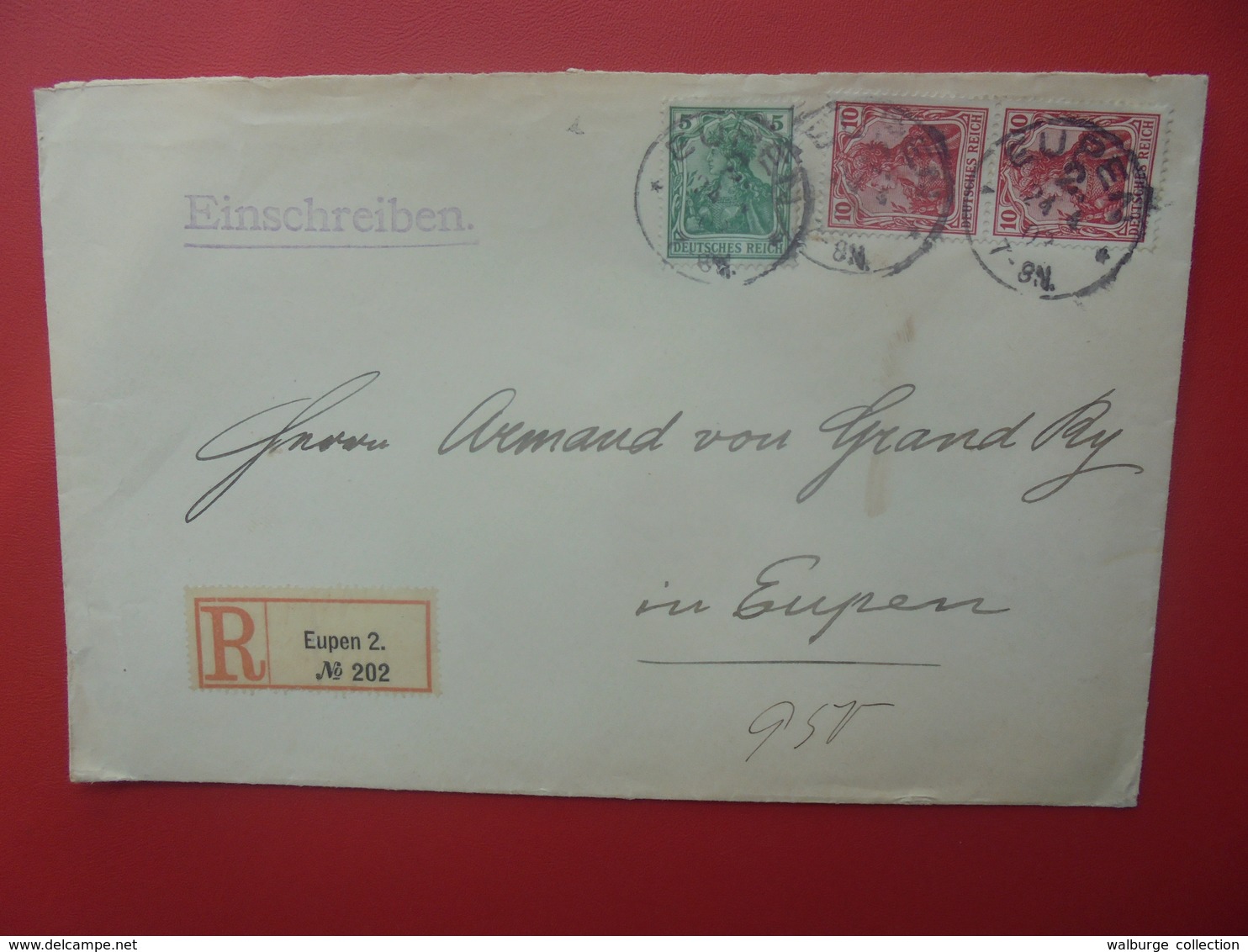 DEUTSCHES REICH-EUPEN 1903 - Lettres & Documents