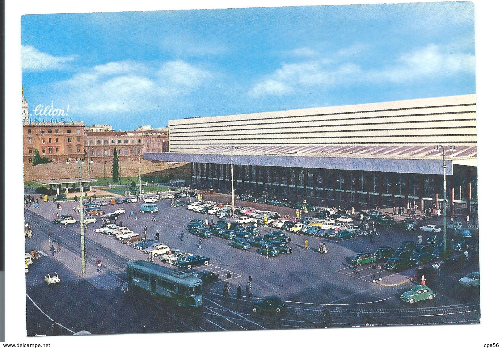 ROMA - Stazione Termini - Tramway - Automobiles - N°257 Fotocolor Kodak édit. - Stazione Termini