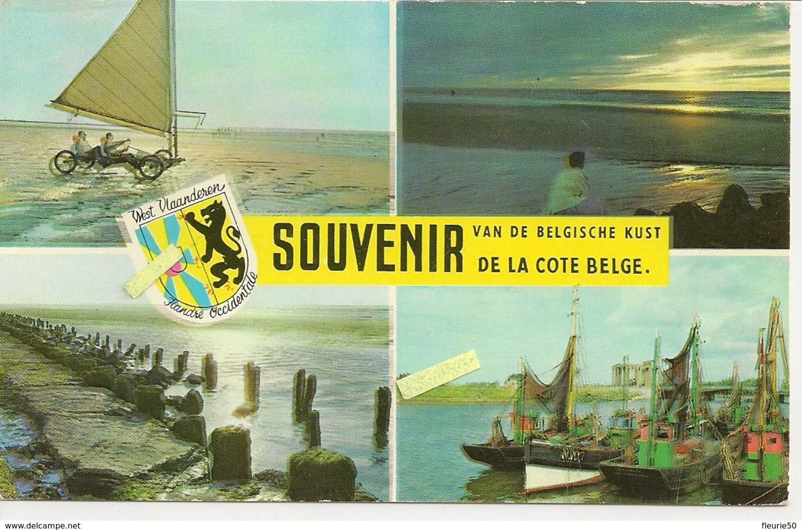 SOUVENIR  Van De Belgische Kust / La Côte Belge. - Souvenir De...