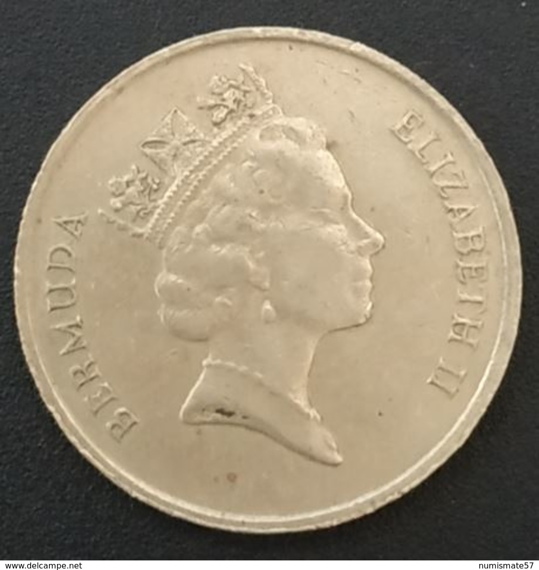 BERMUDES - 1 DOLLAR 1988 - Elizabeth II - 3eme Effigie - KM 56 - BERMUDA - Bermudes