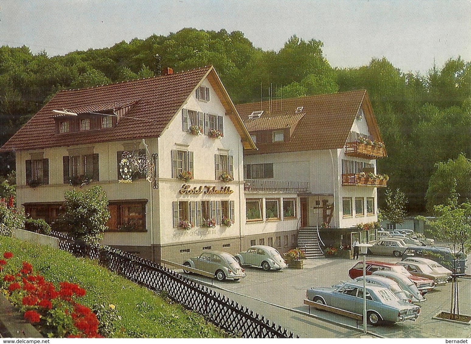 ALLEMAGNE ... SASBACHWALDEN ... HOTEL TALMÜHLE  ... RESTAURANT CAFE FALLERT .. VOLKSWAGEN - Sasbach