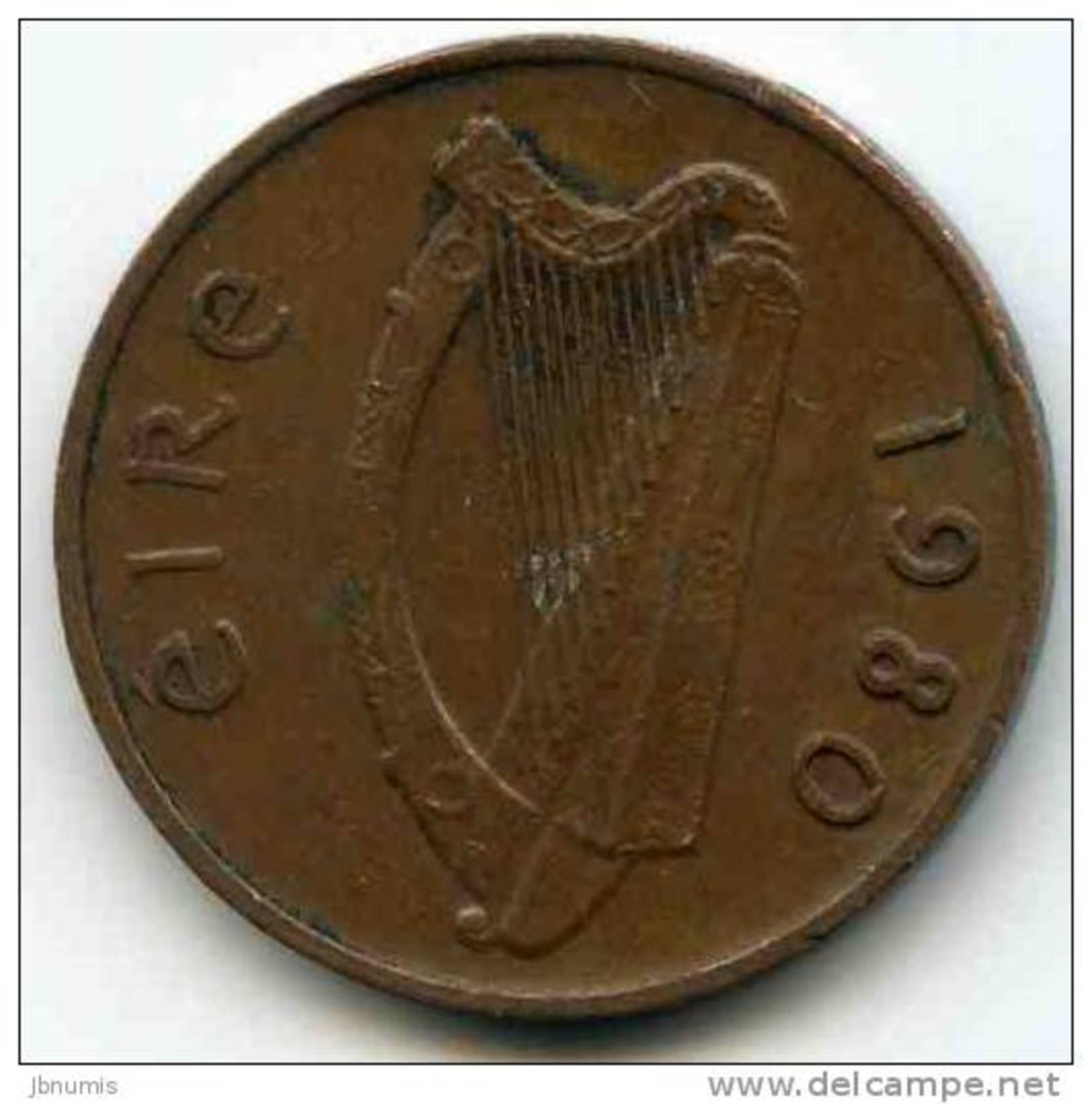 Irlande Ireland 1 Penny 1980 KM 20 - Ireland