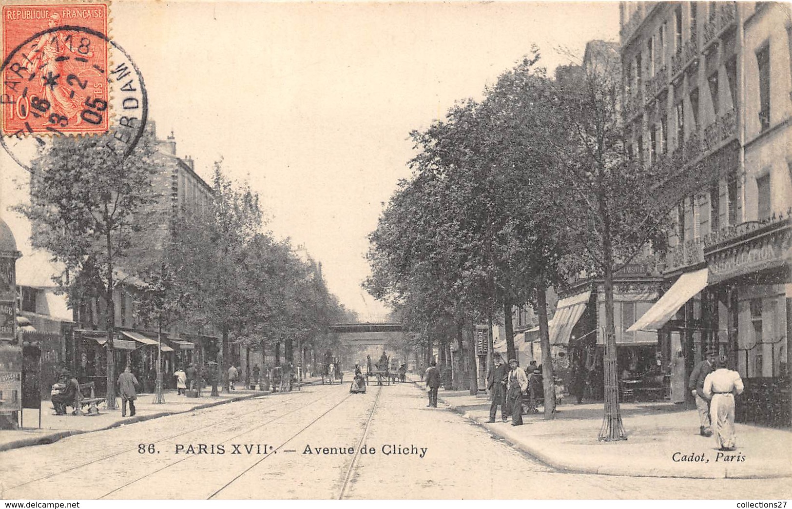 75017-PARIS-AVENUE DE CLICHY - Paris (17)