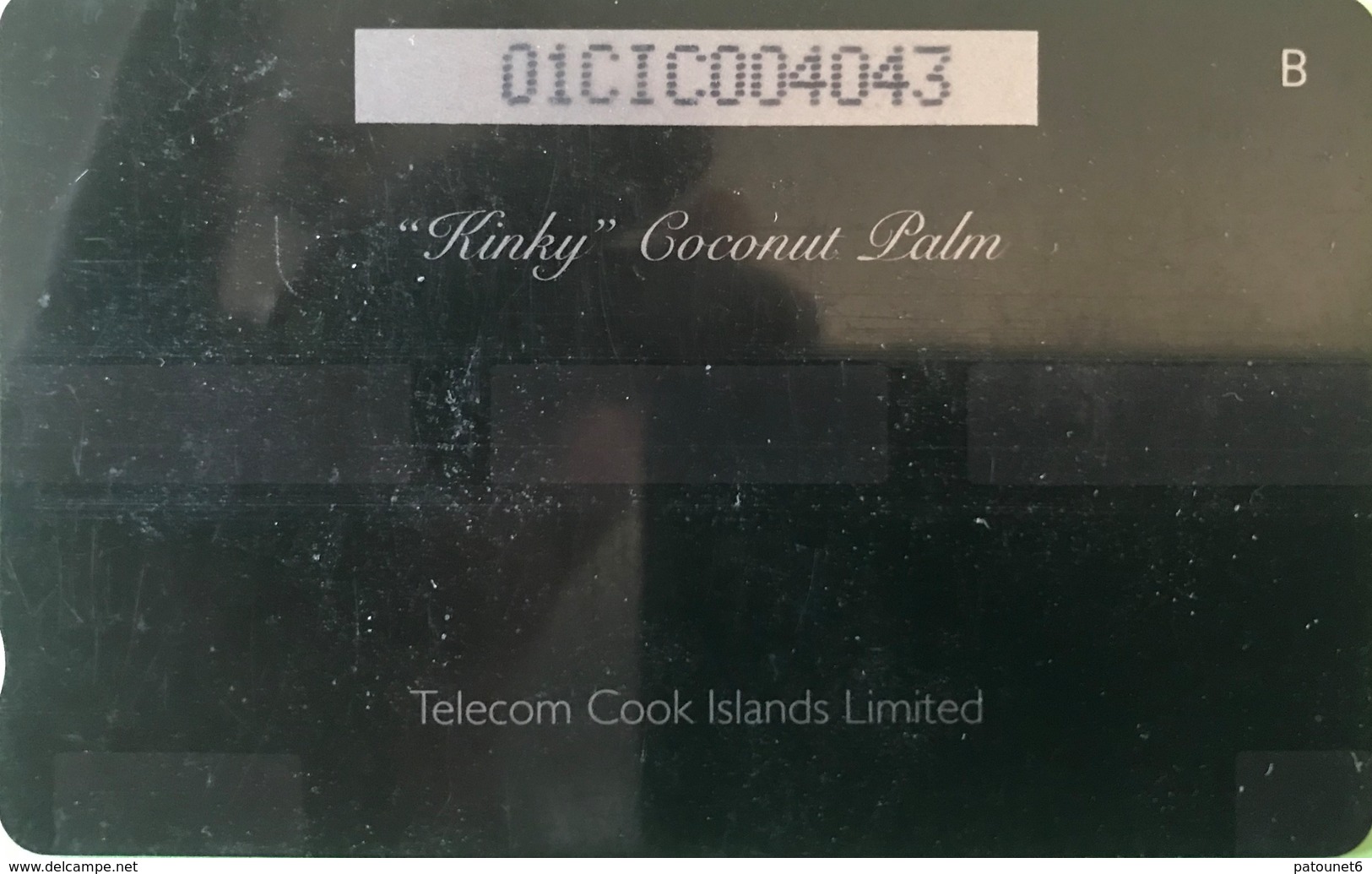 ILES COOK  -  Phonecard  -  " Ei Katu "   Kinky Coconut Palm  -  $10  -  TCI - Iles Cook