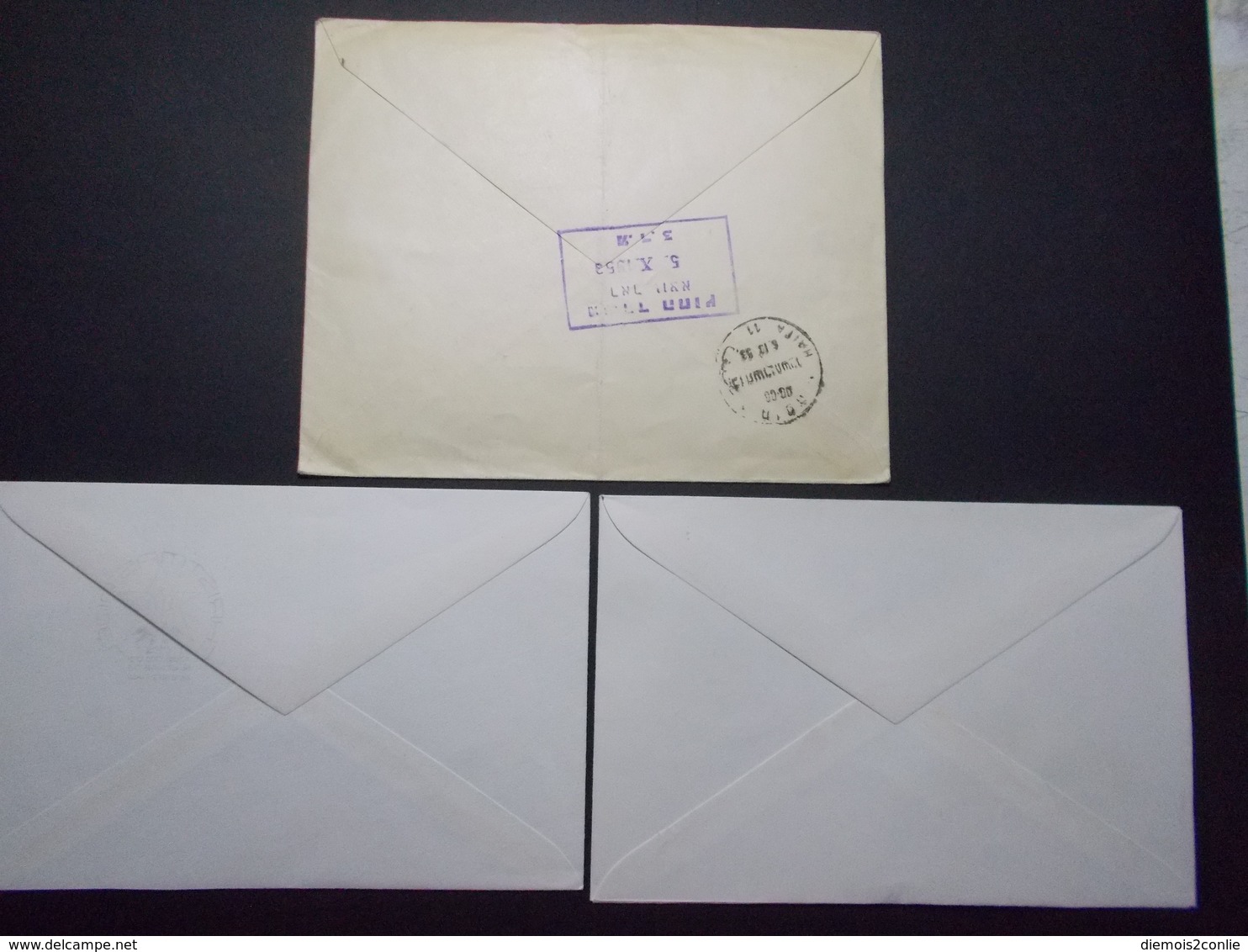 Marcophilie - ISRAEL - Lot De 3 Lettres Enveloppes - Timbres (2631) - Collections, Lots & Series