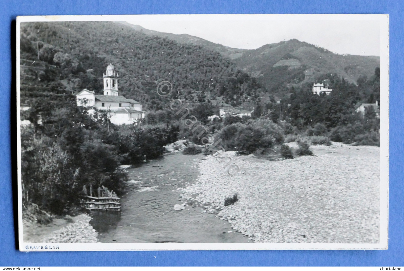 Fotocartolina D'epoca Graveglia (Genova) - Panorama - Luglio 1932 - Altri & Non Classificati