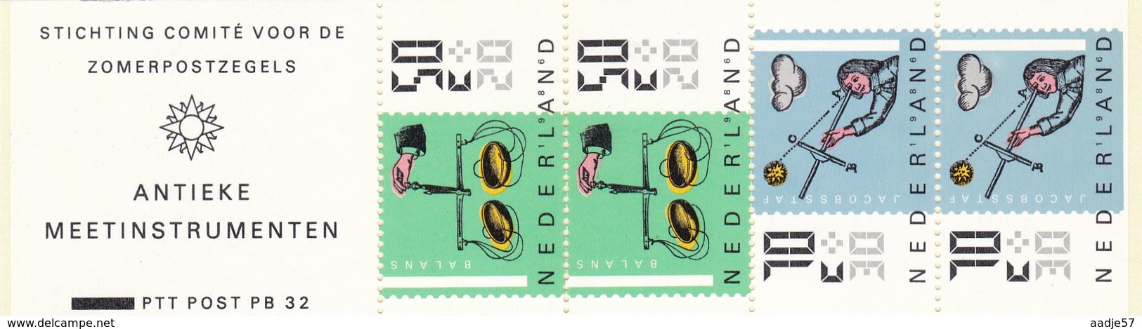Netherlands Pays Bas Postzegelboekje NL PB32 Zomer 1986 MNH** - Booklets & Coils