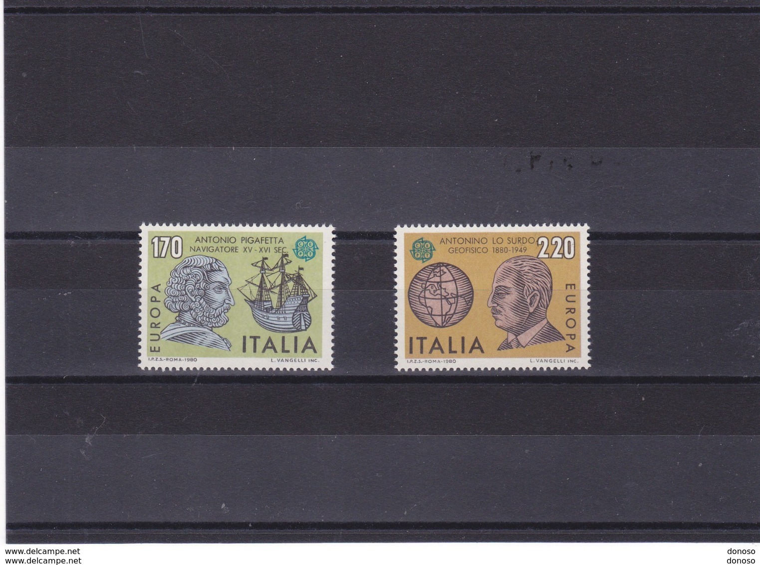 ITALIE 1980 EUROPA Yvert 1418-1419 NEUF** MNH - 1971-80: Neufs