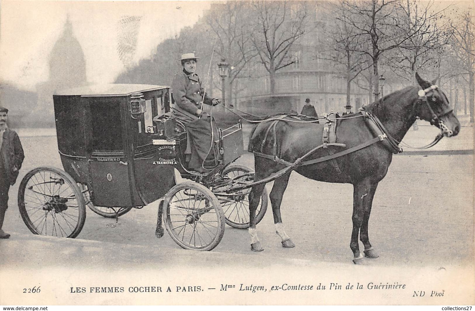 75-PARIS-LES FEMMES COCHER - Transport Urbain En Surface