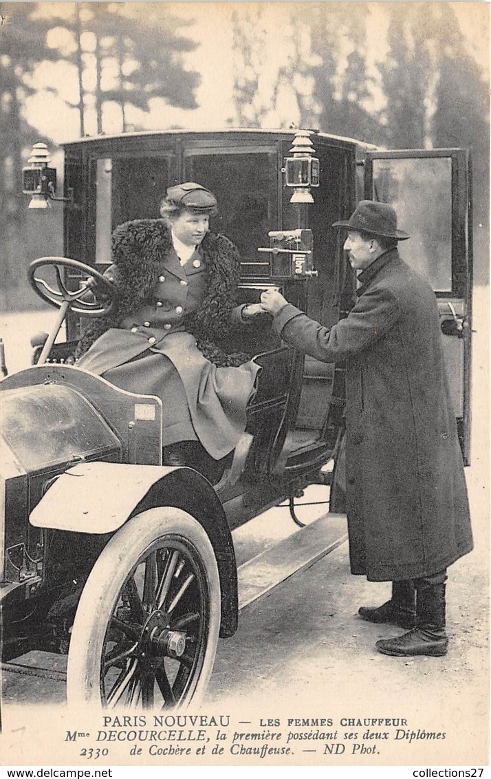 75-PARIS-LES FEMMES CHAUFFEUR - Transporte Público