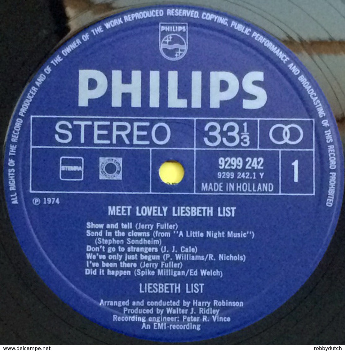 * LP *  MEET LOVELY LIESBETH LIST (Holland 1974 EX!!!) - Andere - Nederlandstalig