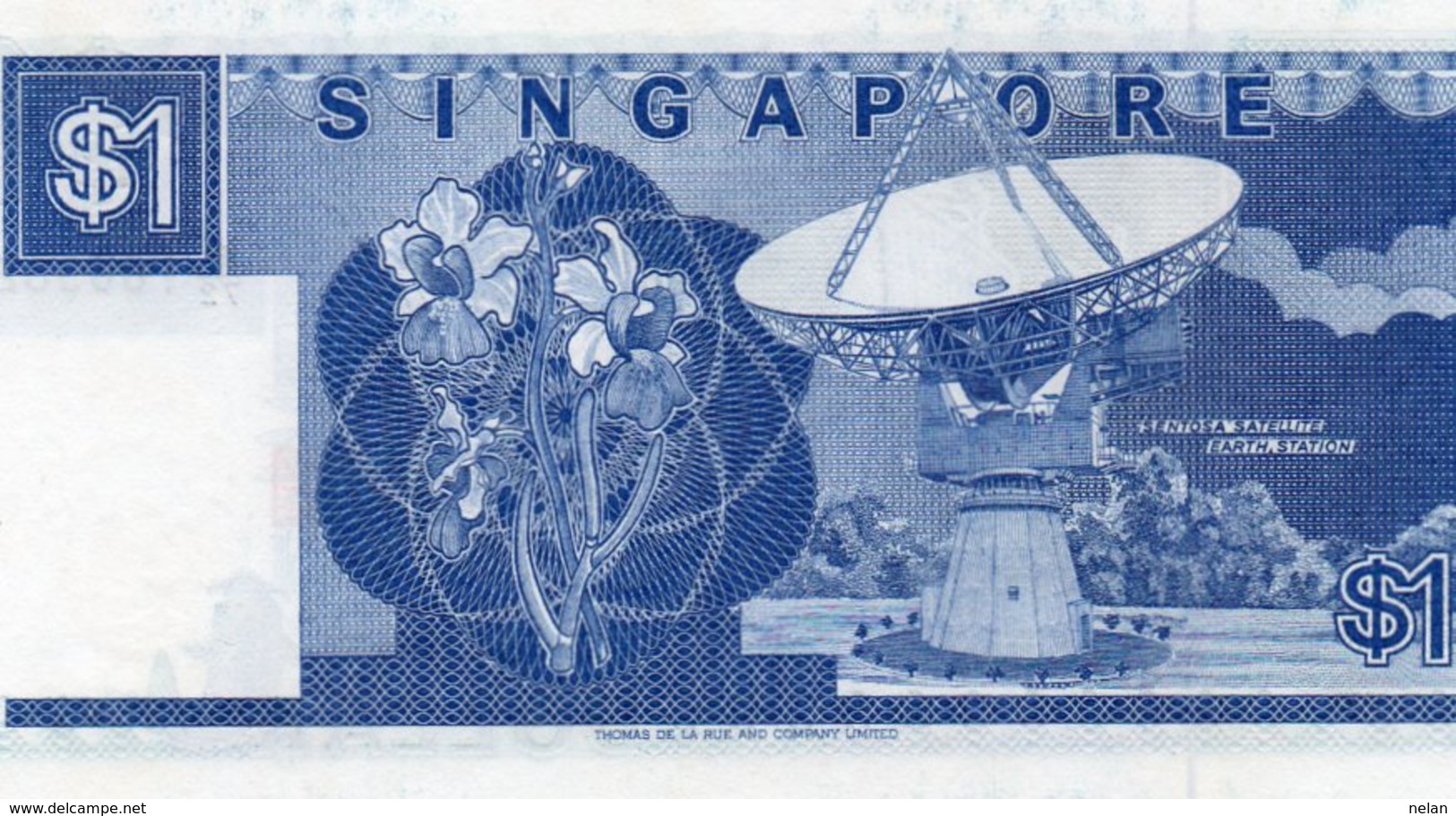 SINGAPORE 1 DOLLAR 1987  P-18  UNC   SERIE B/72 166982 - Singapour