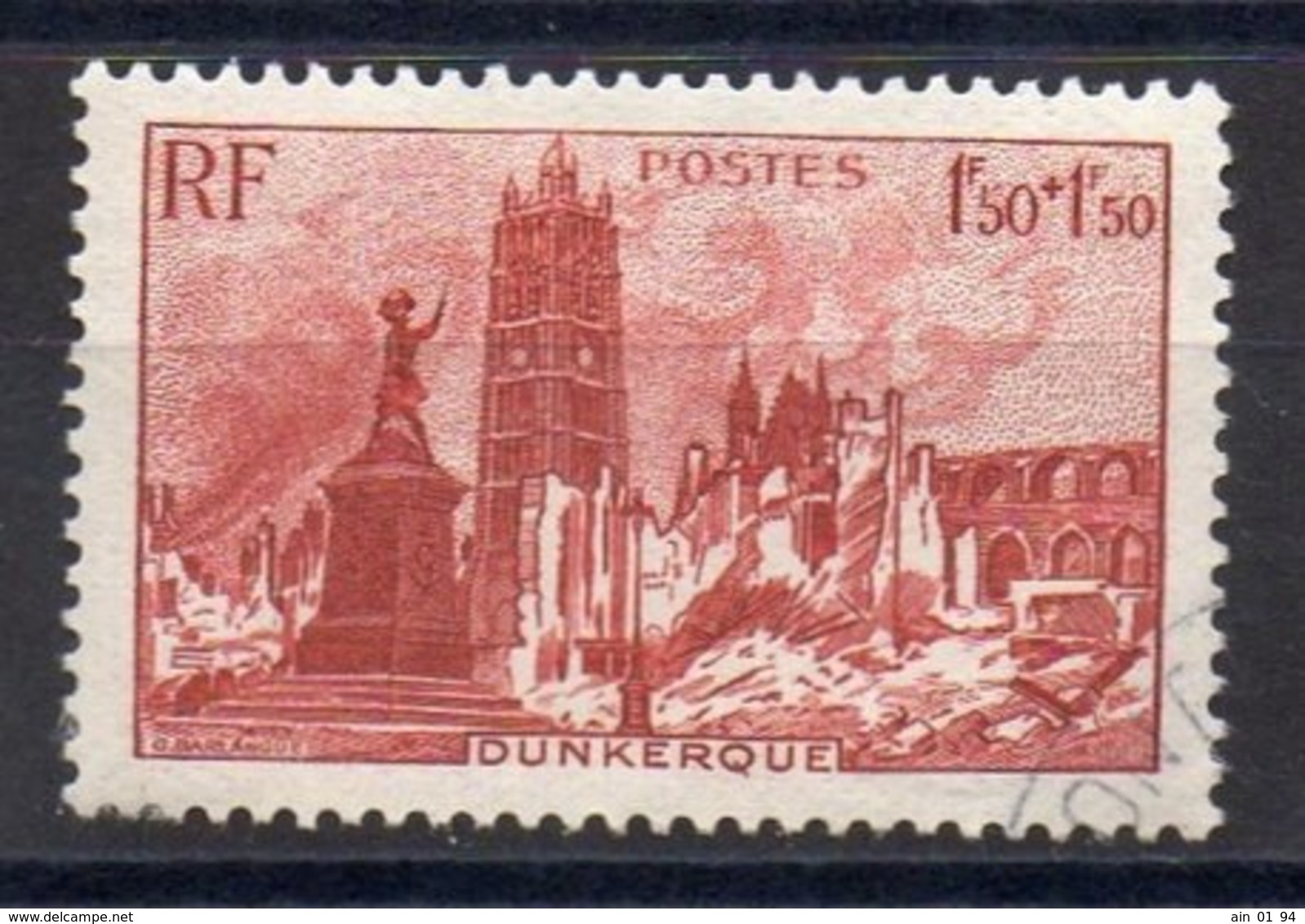 FRANCE N°744  OBLITERE 20% De La Cote Y&T 0.65 € - Used Stamps