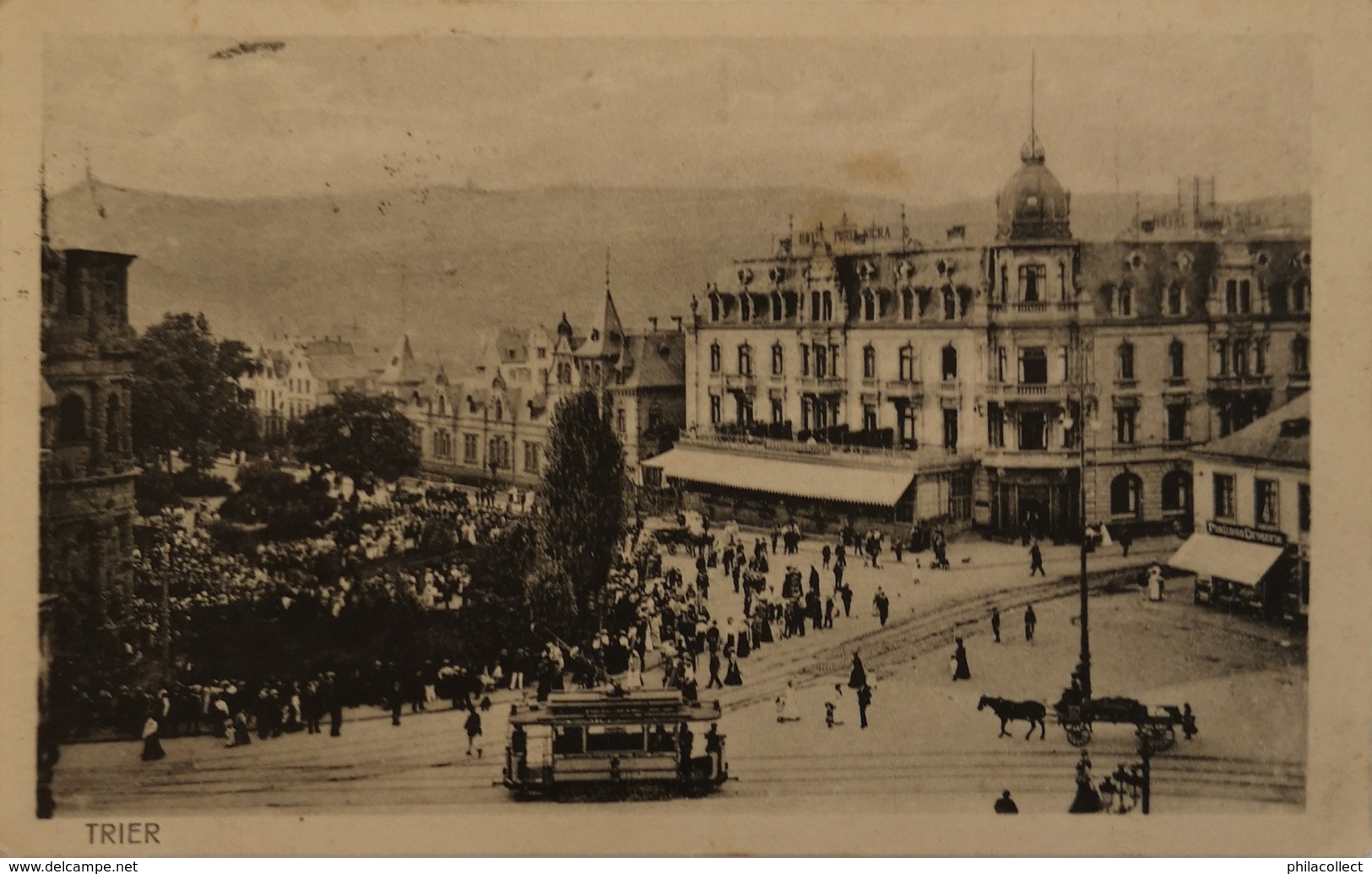 Trier // Mehrbild Karte // Mit Strassenbahn - Tram1922 - Trier