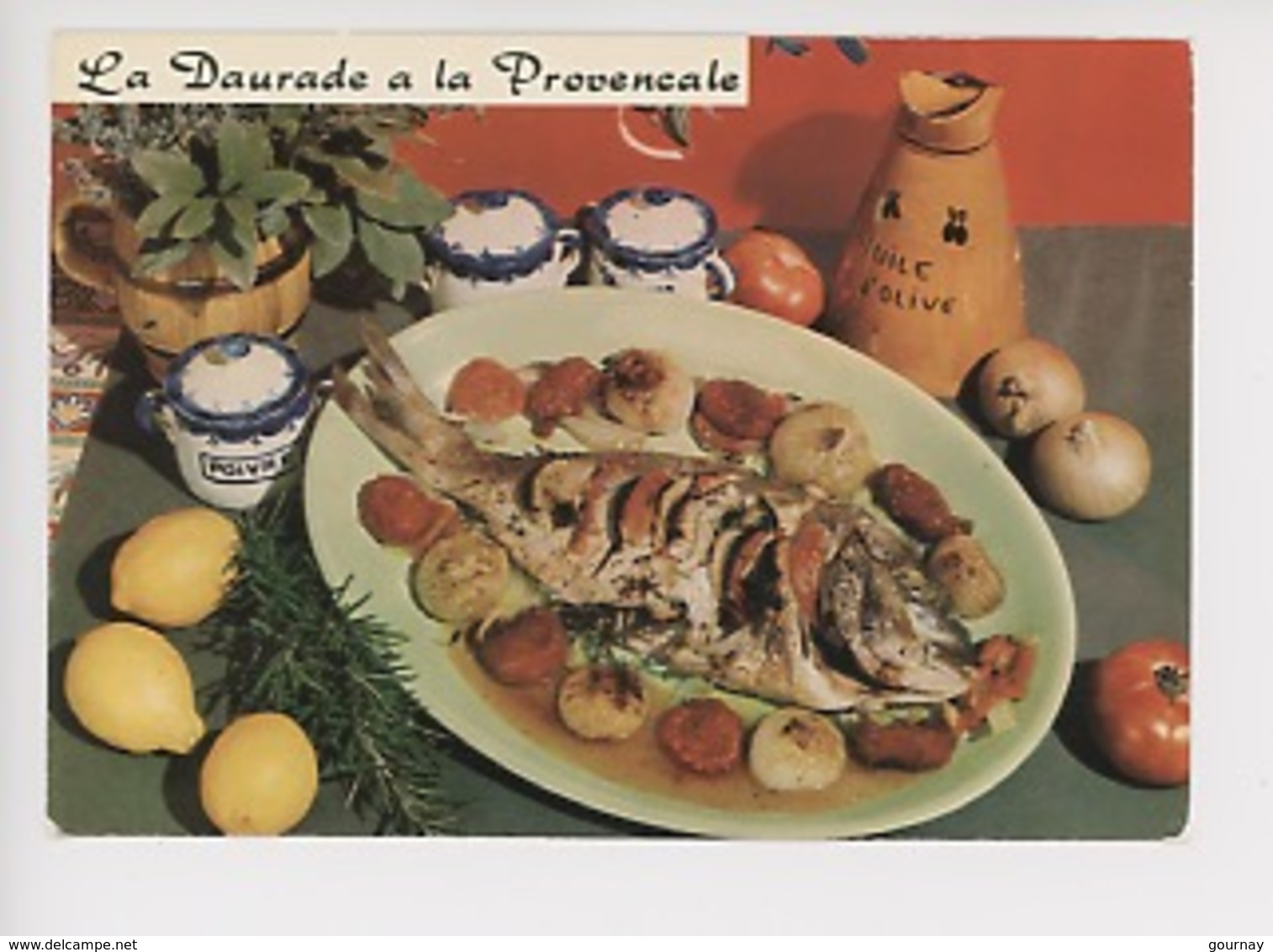 Recette La Daurade à La Provençale - Emilie Bernard N°149 (cp Vierge) - Arthez De Bearn